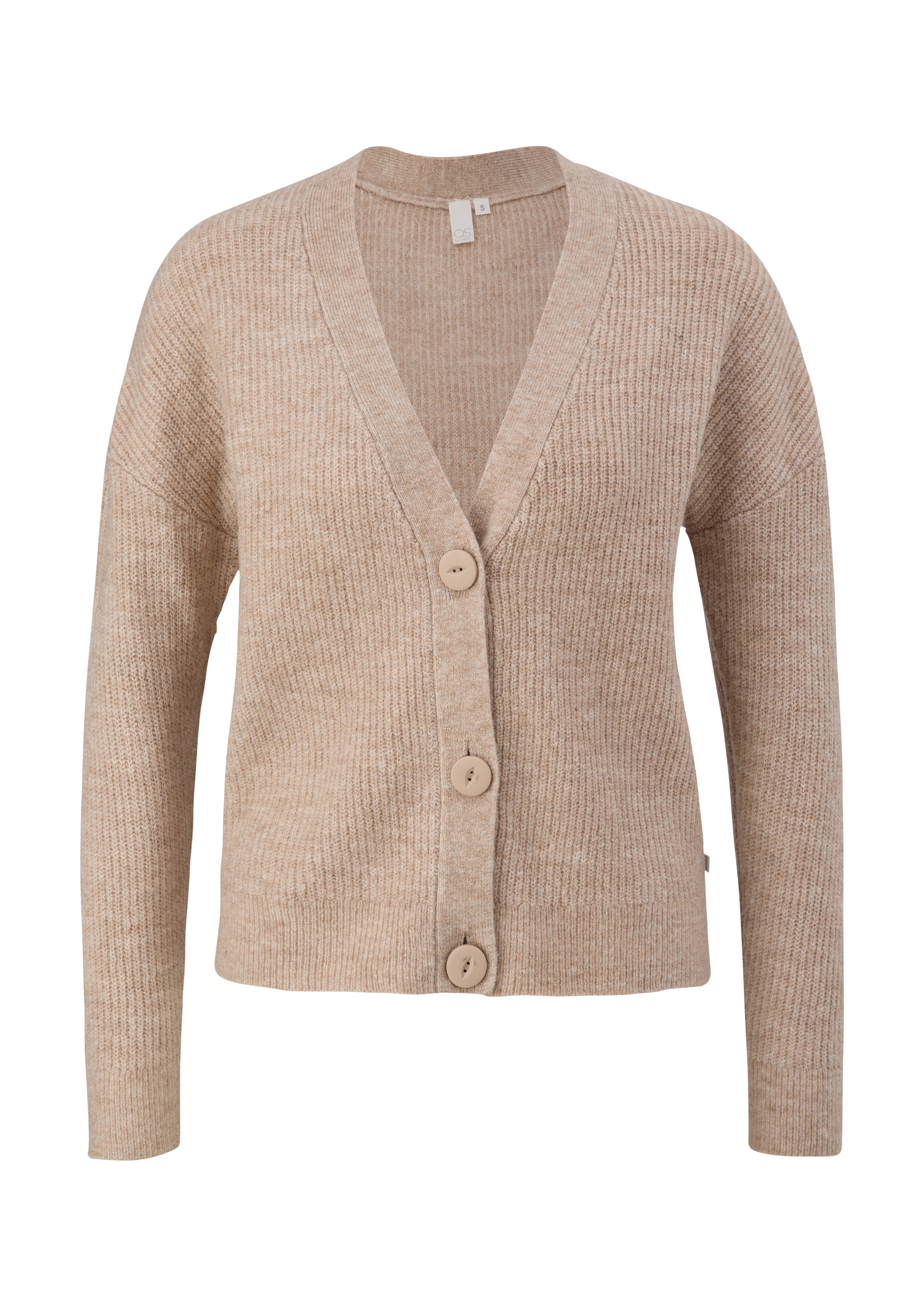 QS - Cardigan aus Strick, Damen, braun