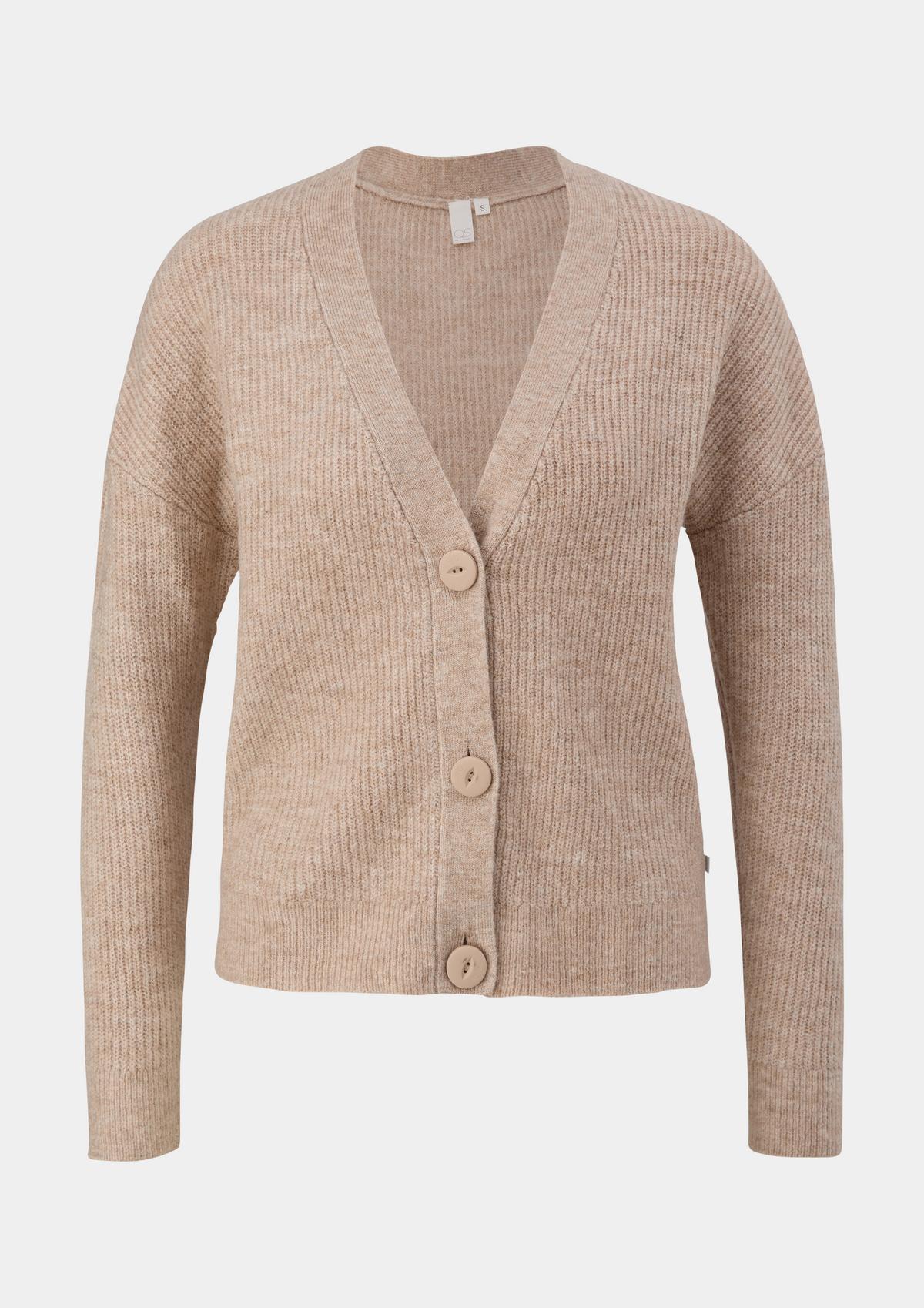 - sand Knitted cardigan
