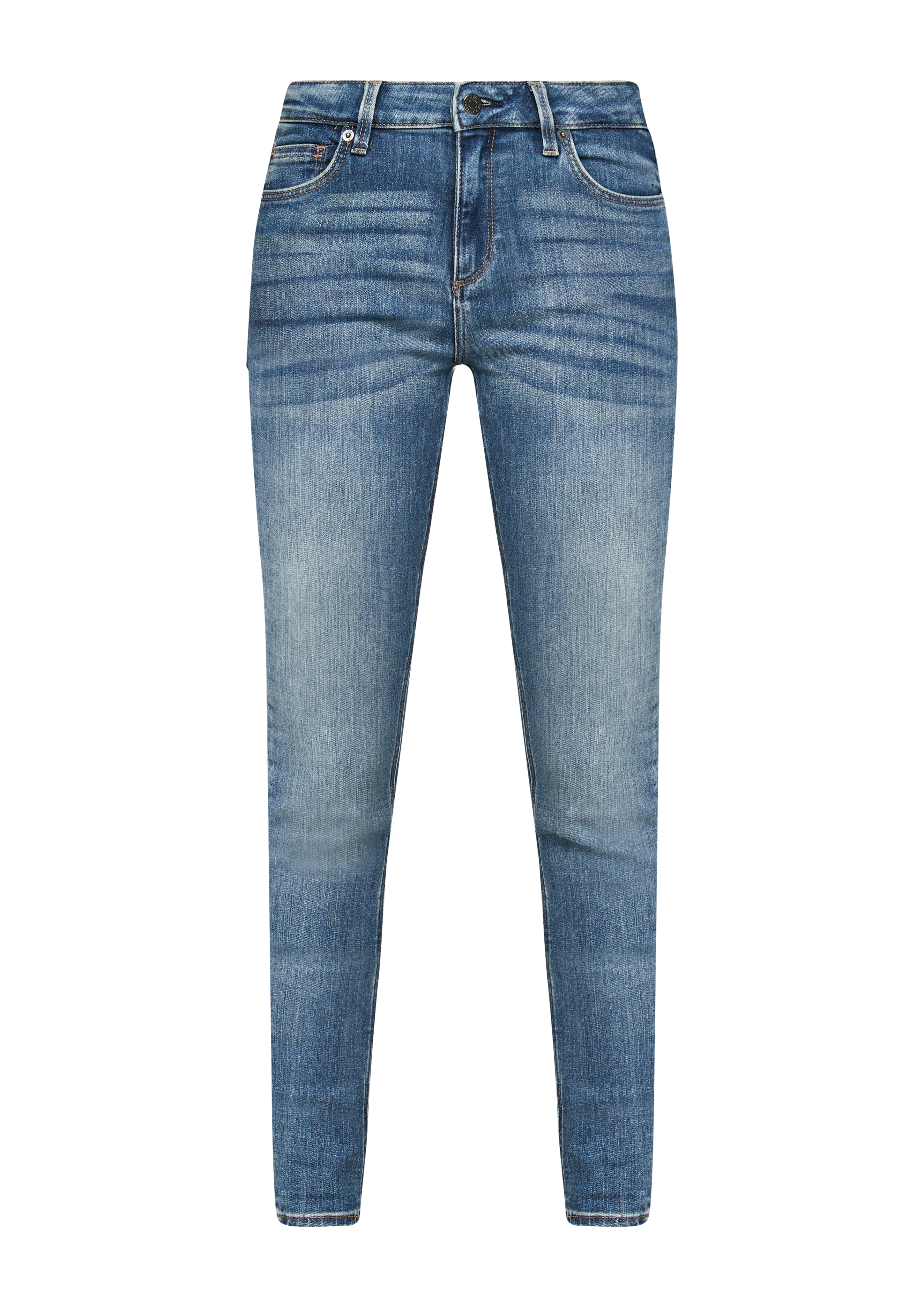 QS - Jeans Sadie / Skinny Fit / Mid Rise / Skinny Leg, Damen, blau