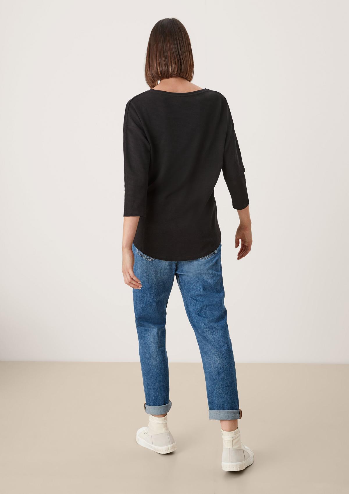 s.Oliver Jacquard-Shirt aus Baumwolle