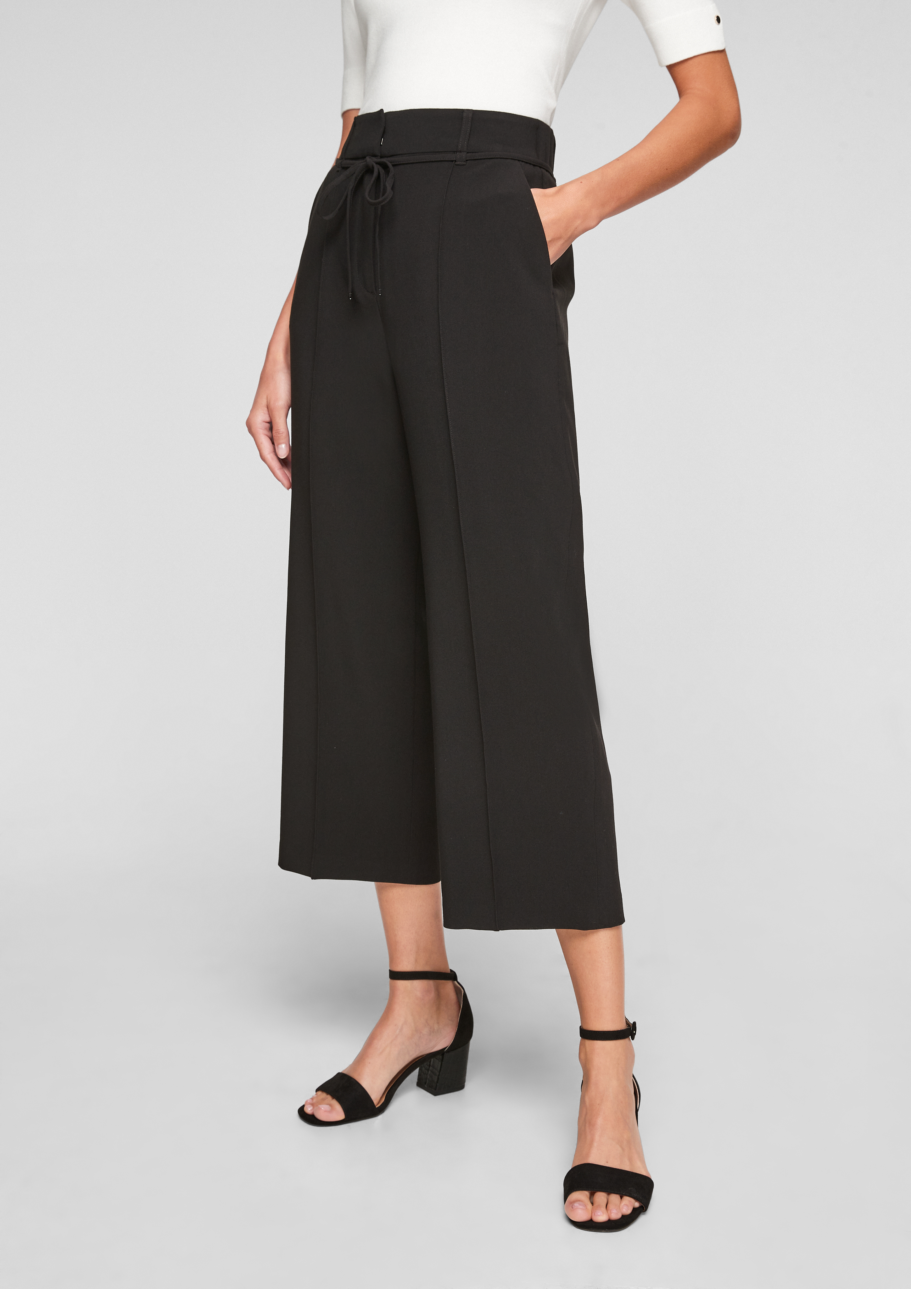 Regular: mit - Culotte Ziernaht schwarz