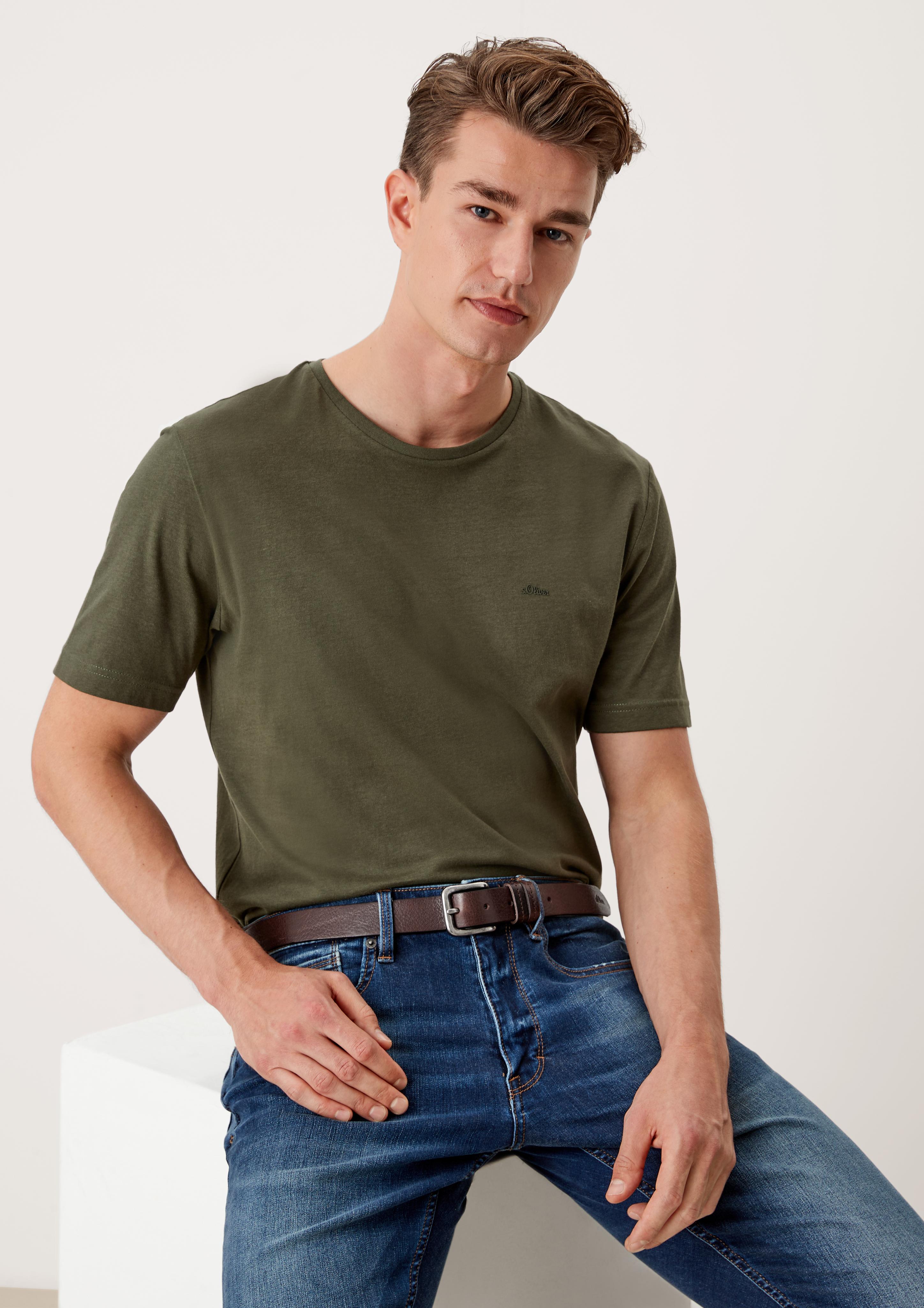 Genuine leather belt - mocca | s.Oliver Genuine leather belt - mocca | s.Oliver