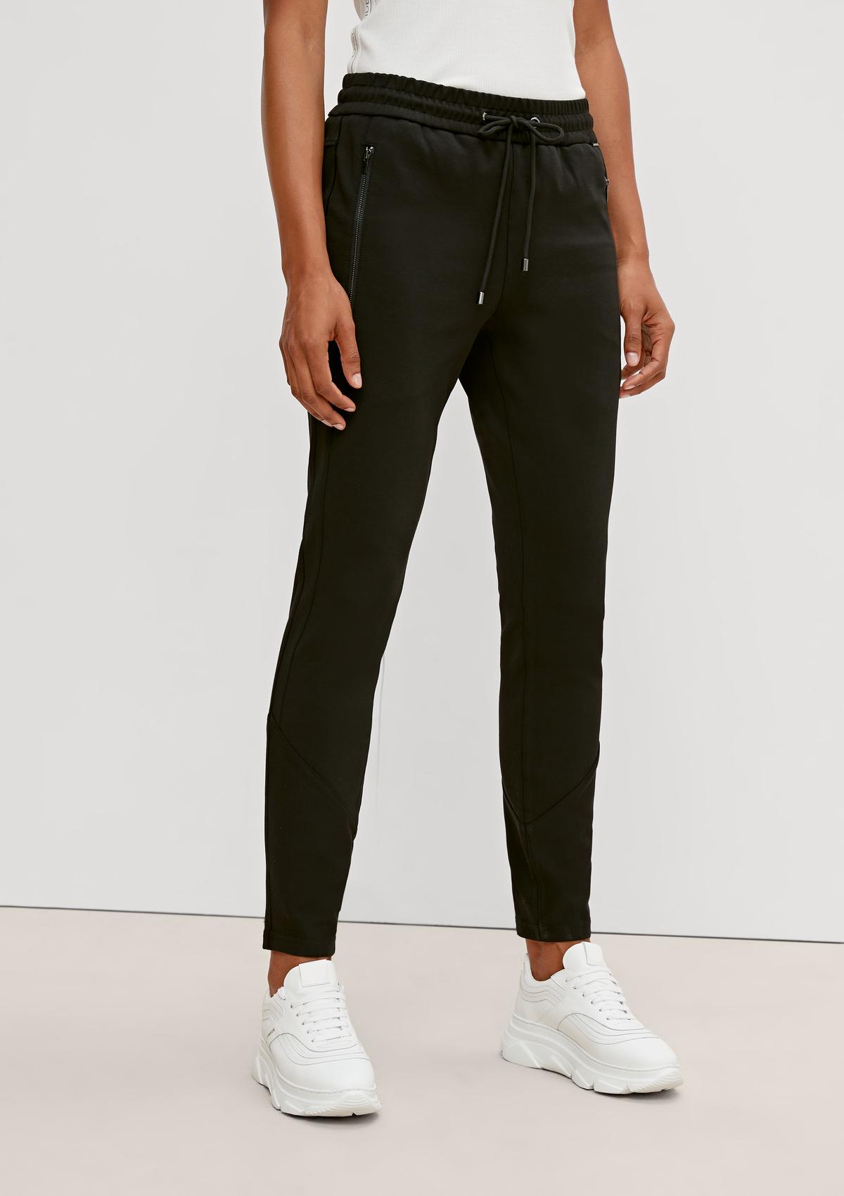 comma Slim: tracksuit bottoms in a twill look