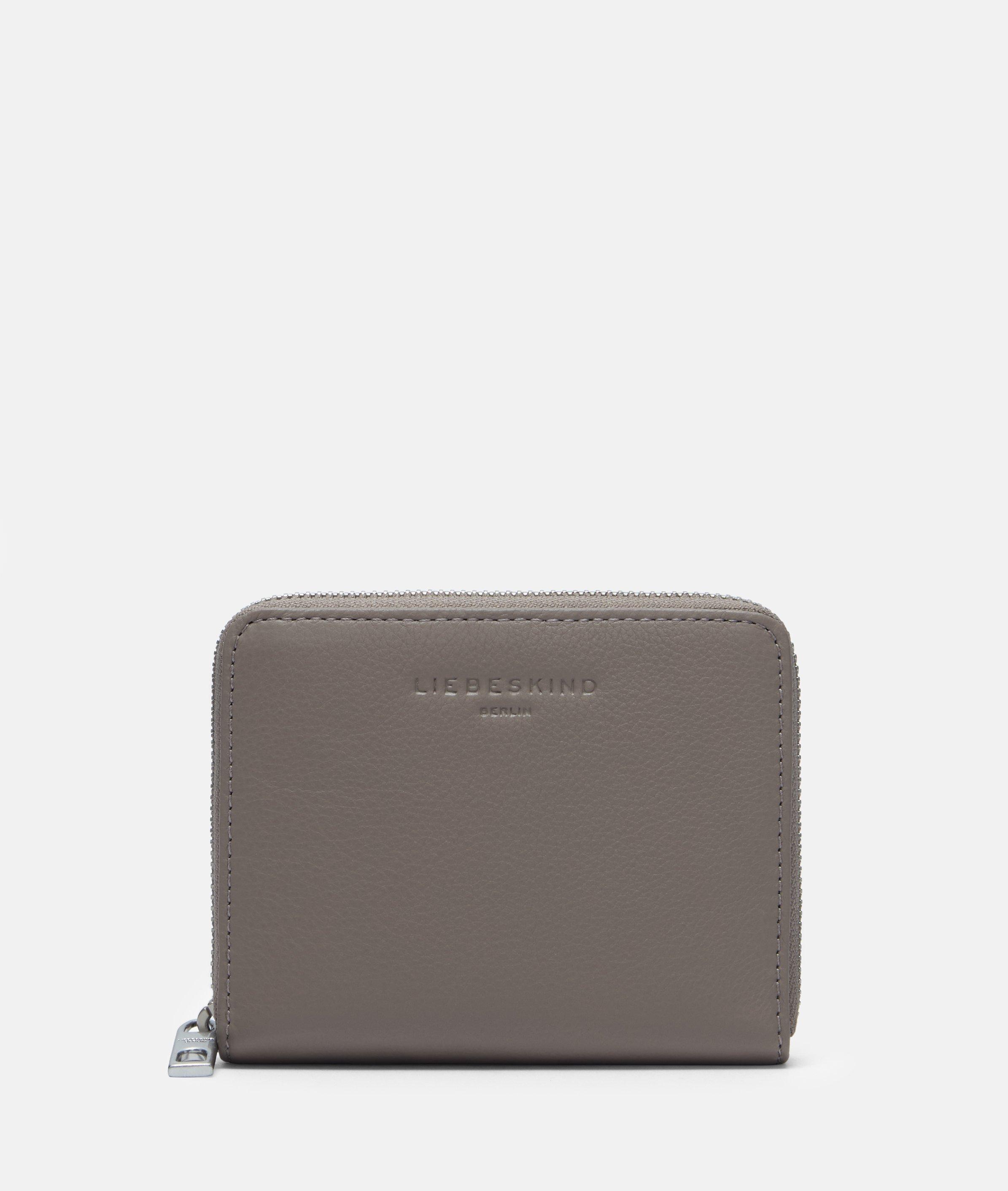 Conny Geldbörse M in braun, olive & blau