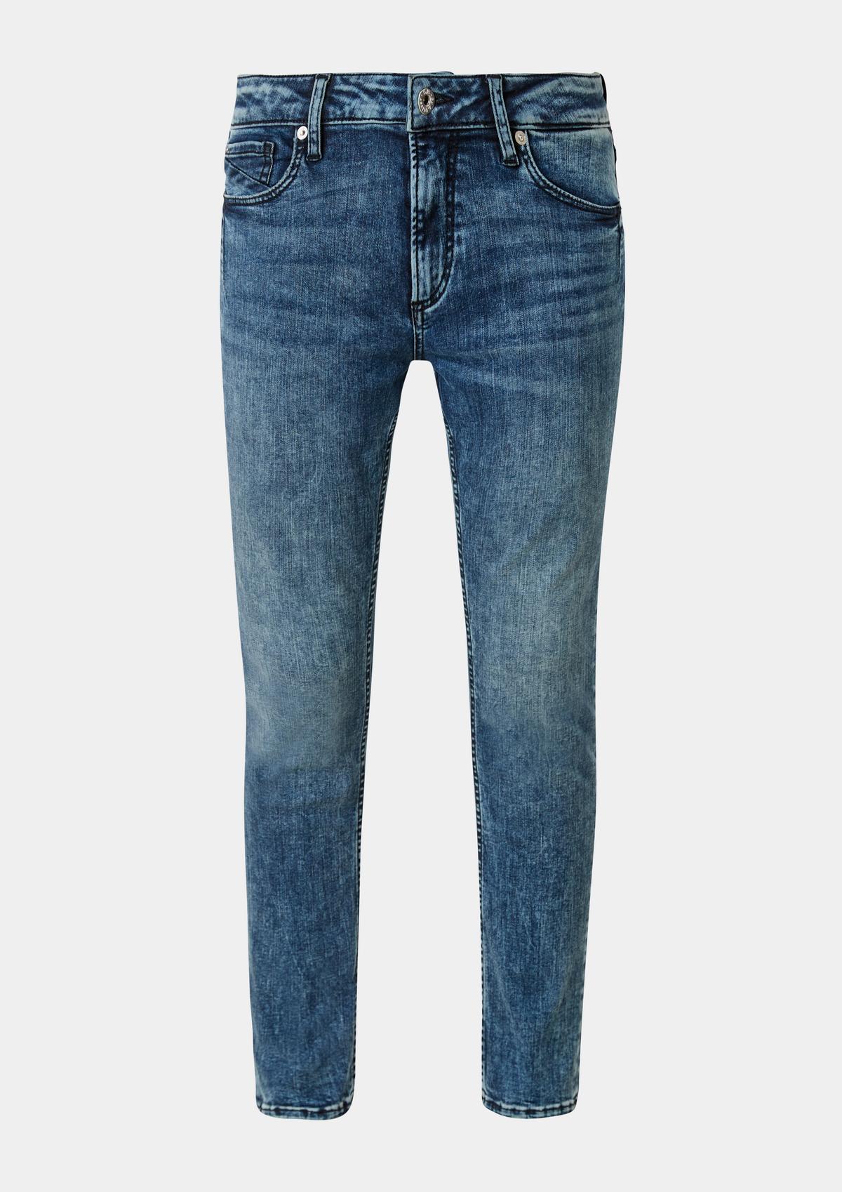s.Oliver Slim: jeans met garment wash