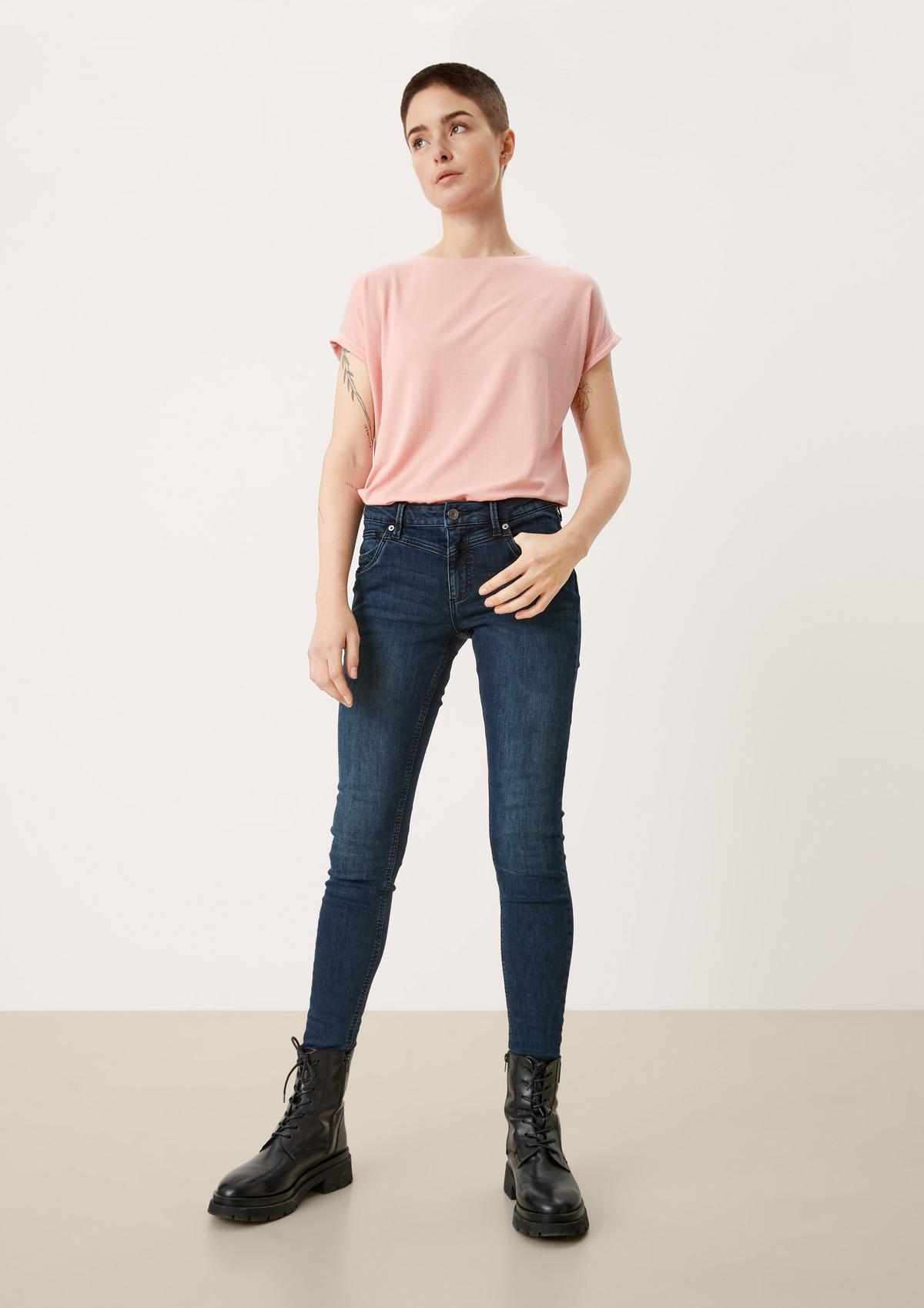s.Oliver Skinny: Bluejeans mit Waschung