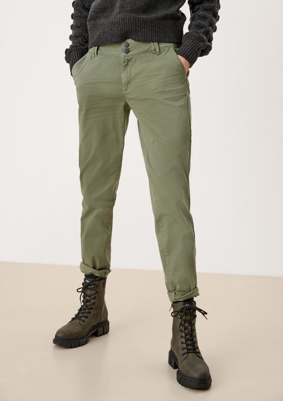 s.Oliver Regular: Rastezljive hlače od kepera