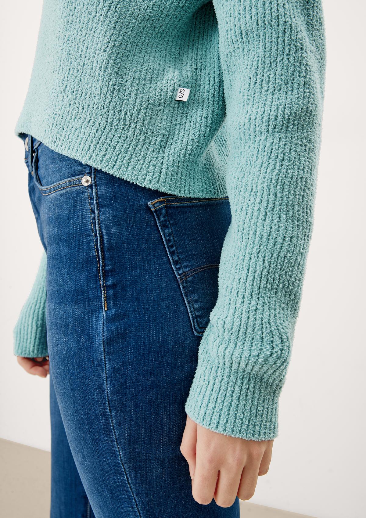 s.Oliver Chenille jumper with a ribbed texture