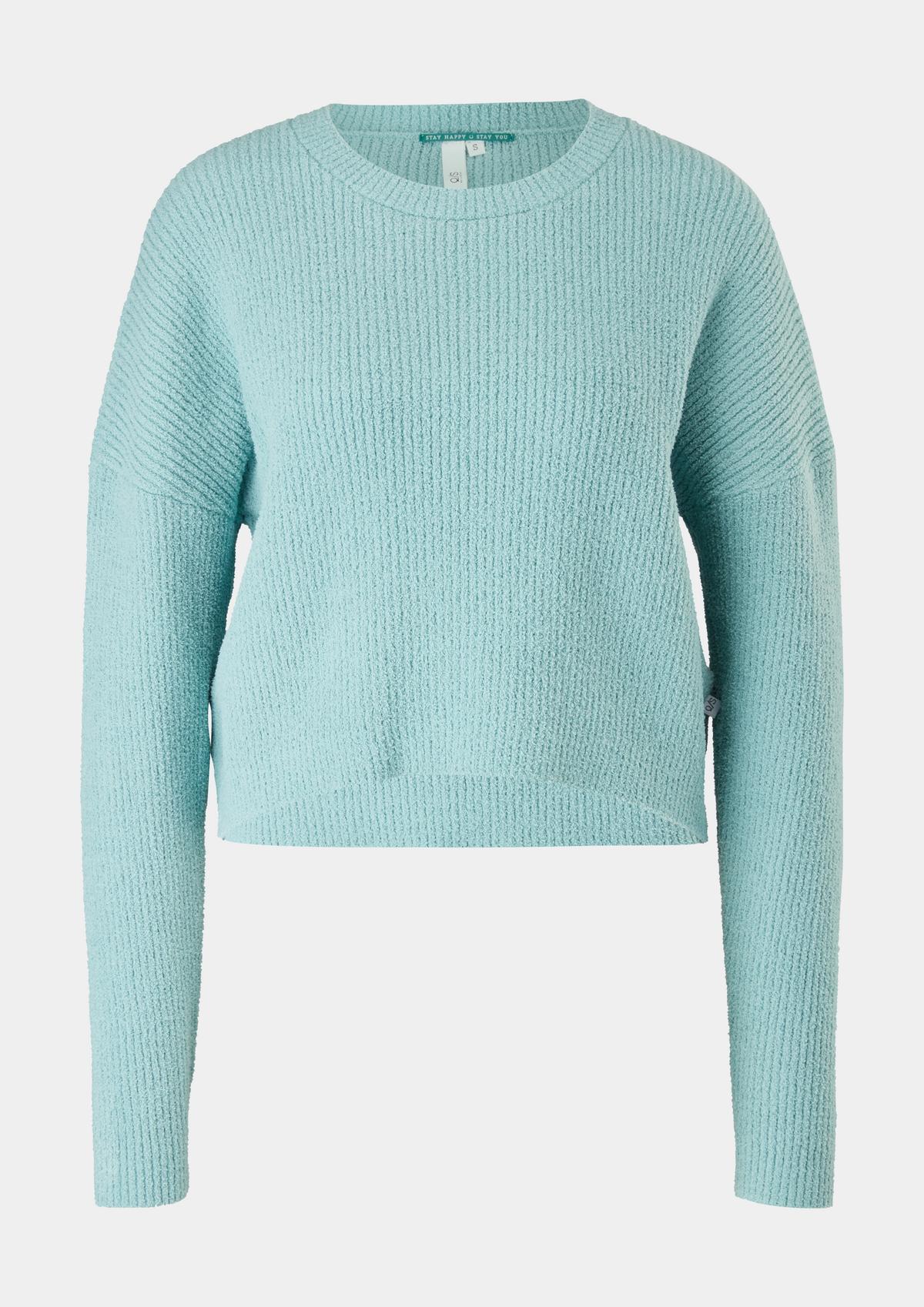 s.Oliver Chenille jumper with a ribbed texture