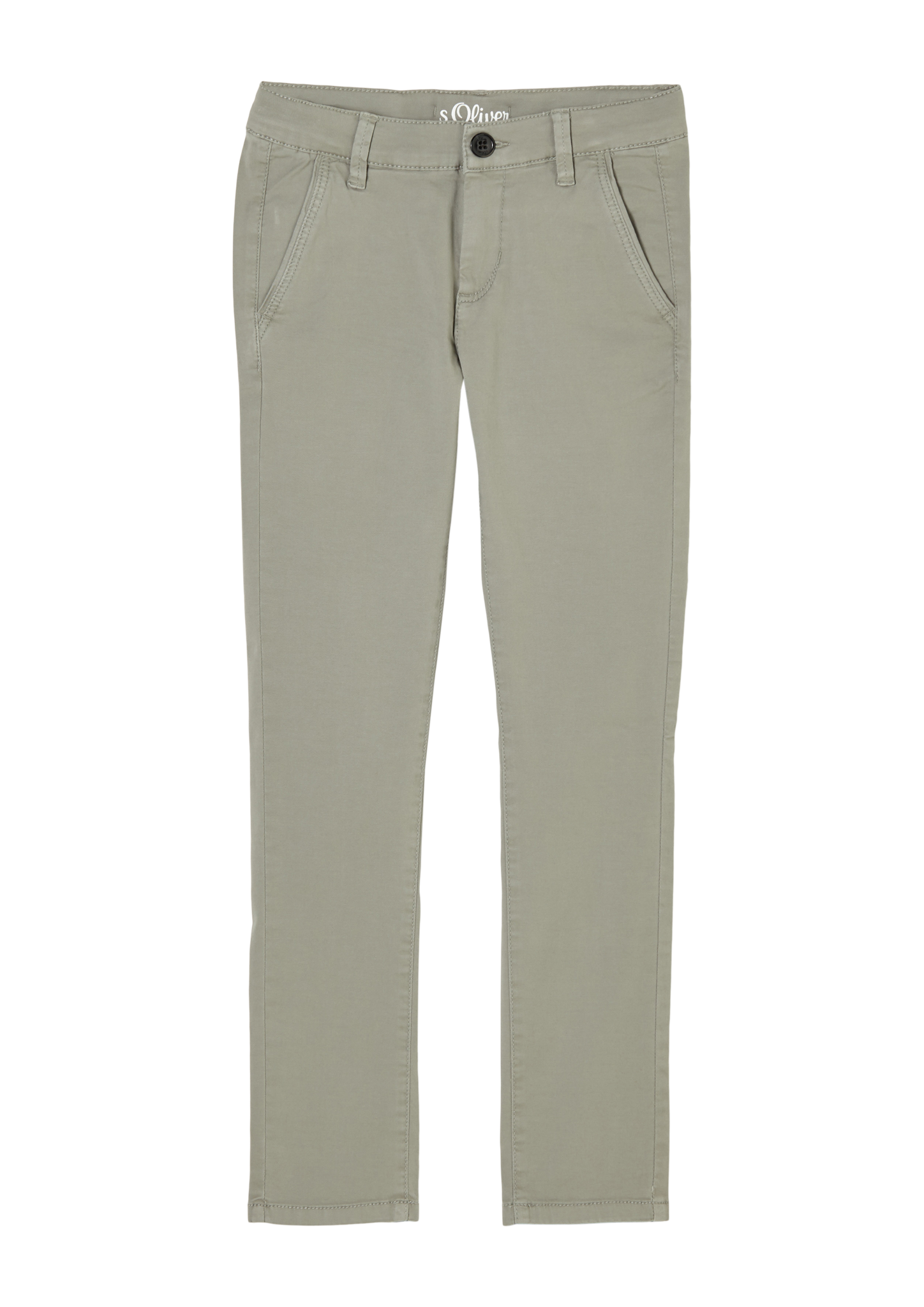 s.Oliver - Slim: Hose im Chinostil, Jungen, grau