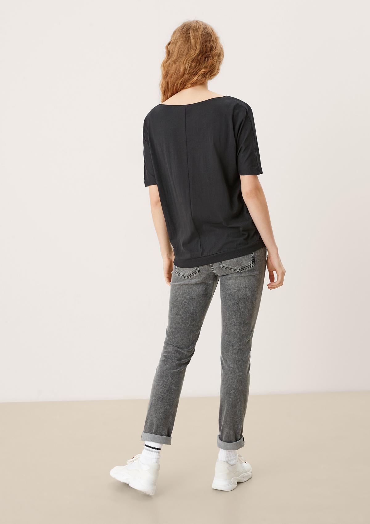 s.Oliver Cotton blend jersey top