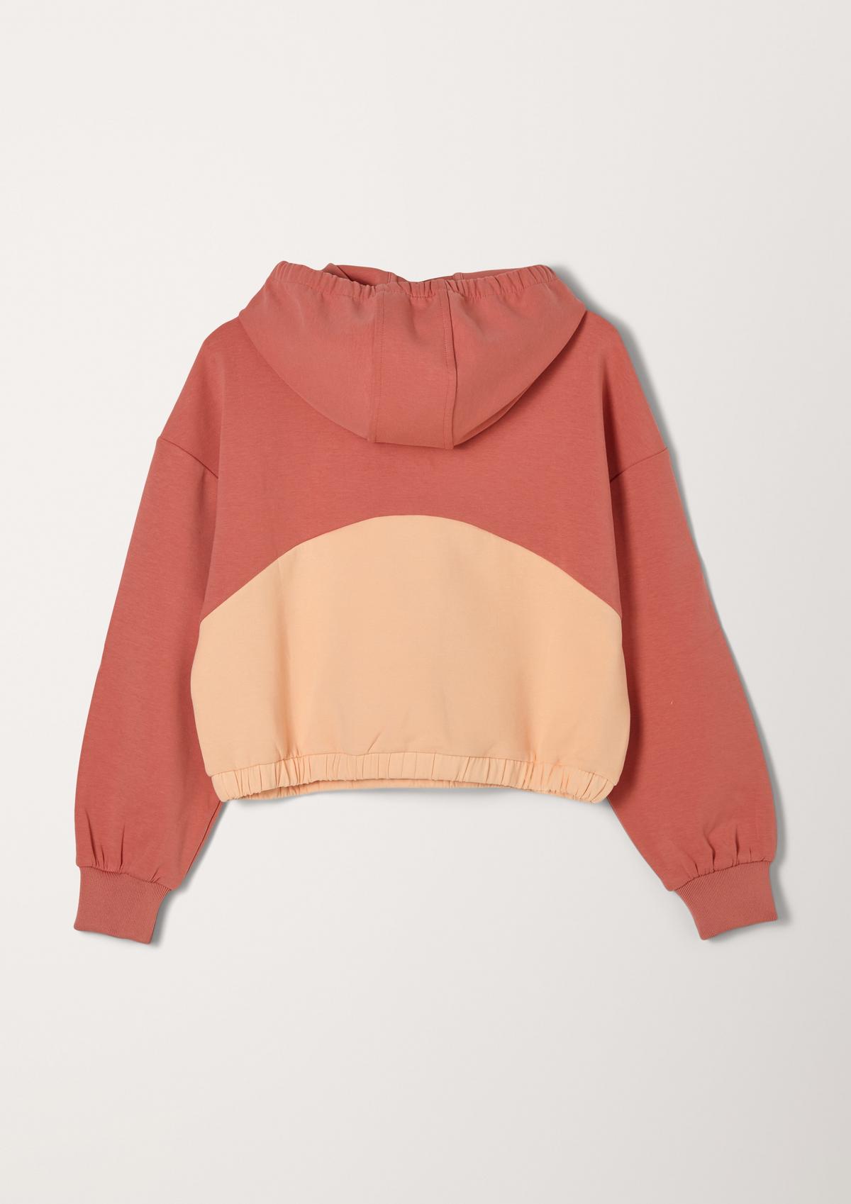 s.Oliver Hooded sweatshirt in a boxy look