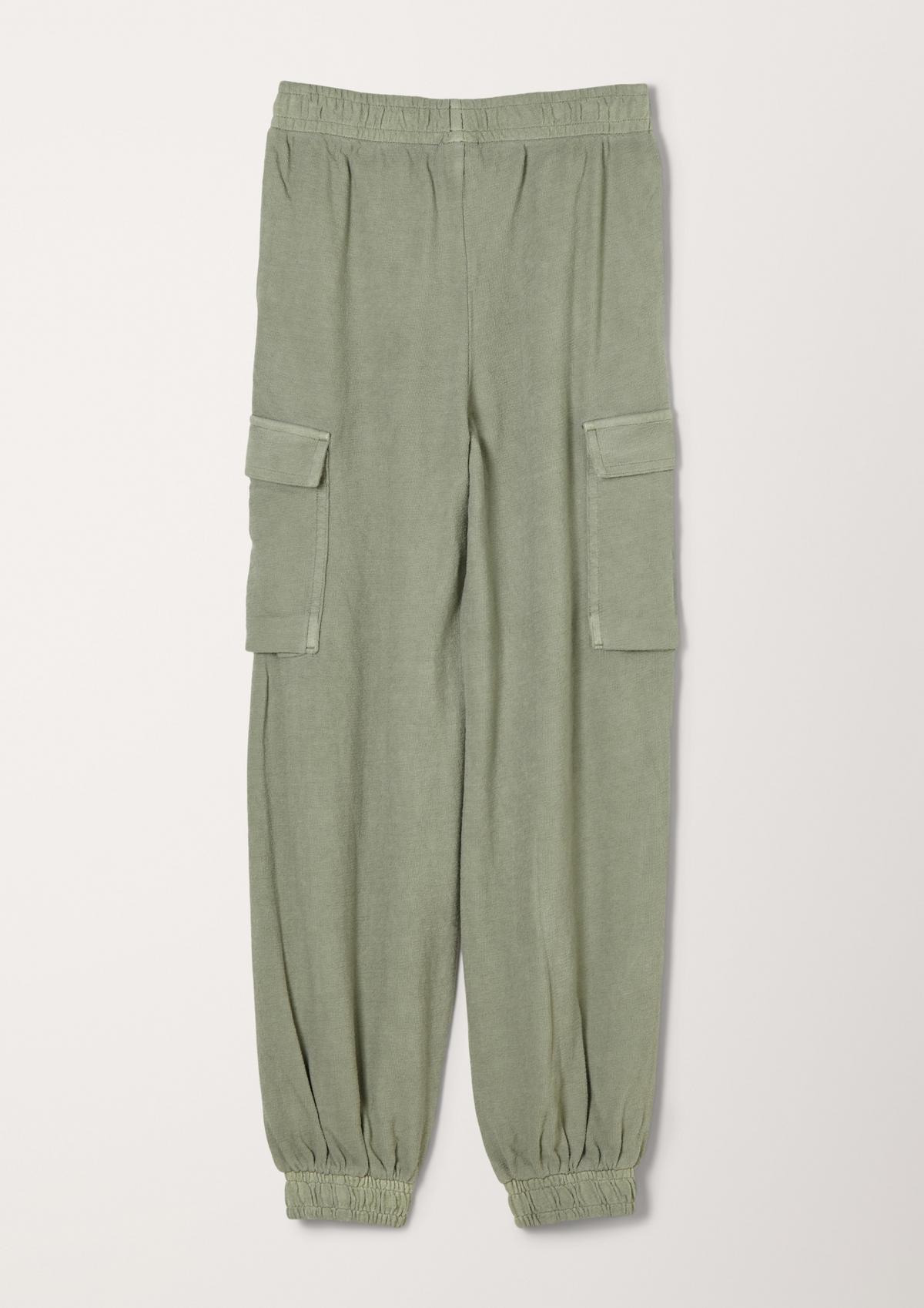s.Oliver Cargo-style jersey trousers