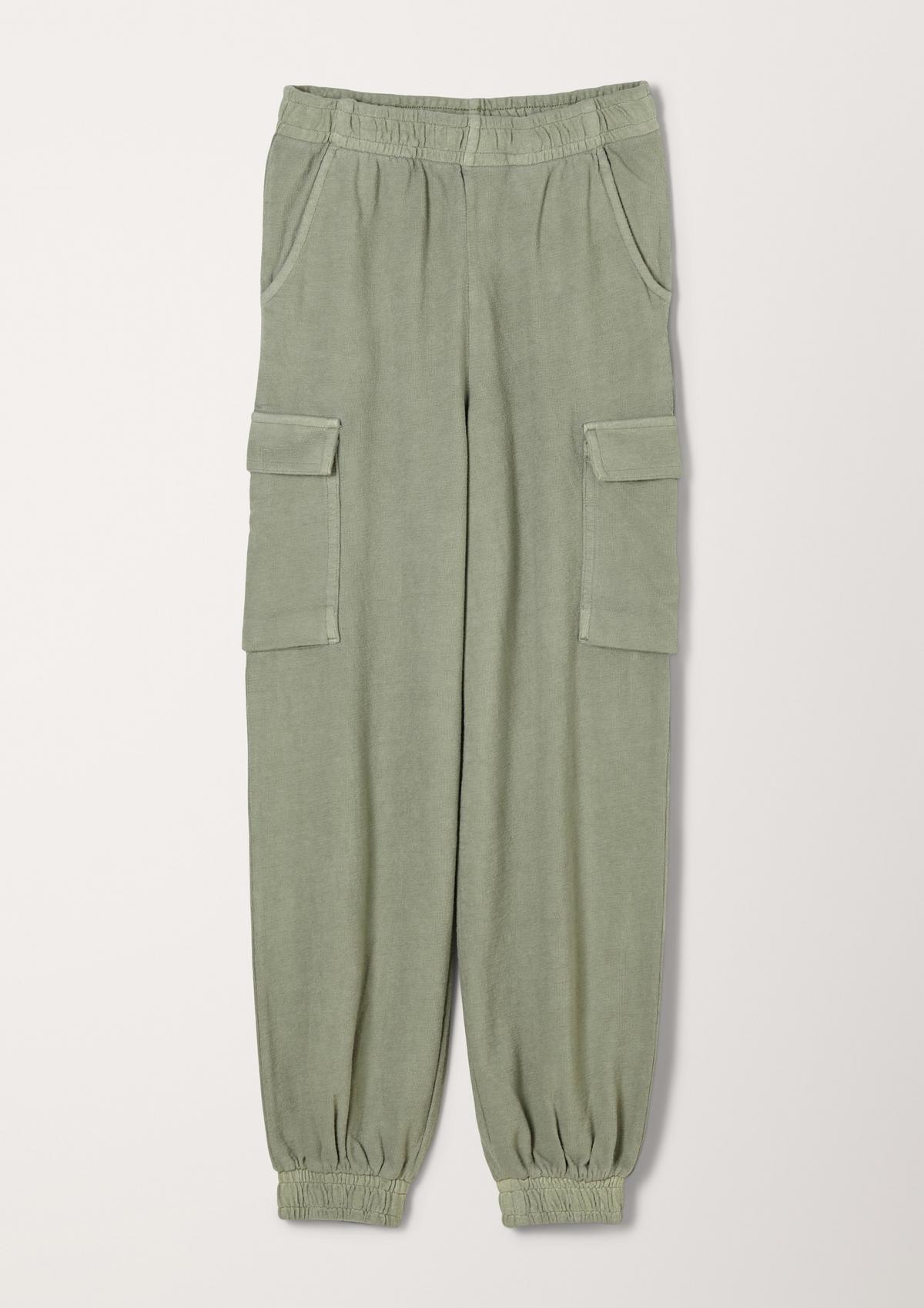 s.Oliver Cargo-style jersey trousers