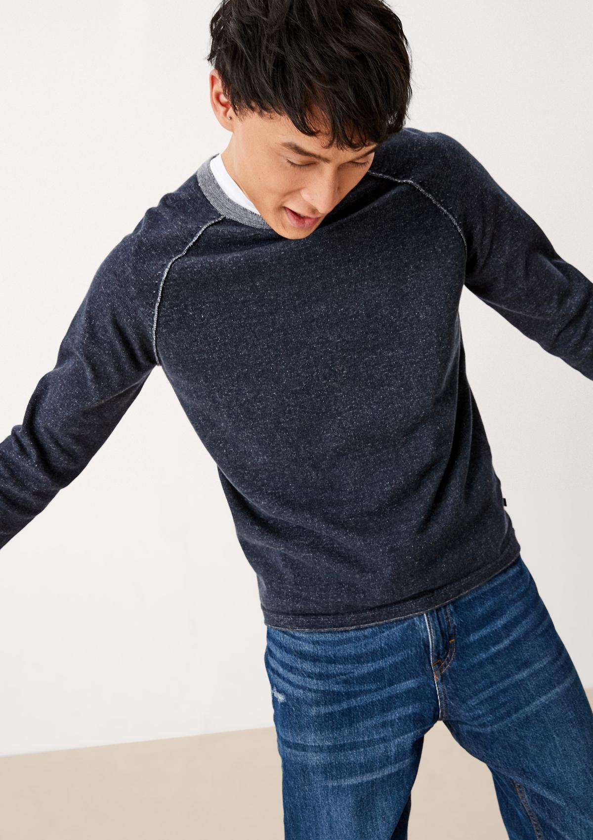 s.Oliver Jumper in an inside-out look