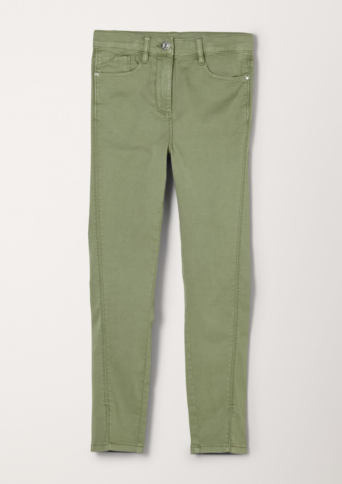 s.Oliver Trousers with a short slit on the leg