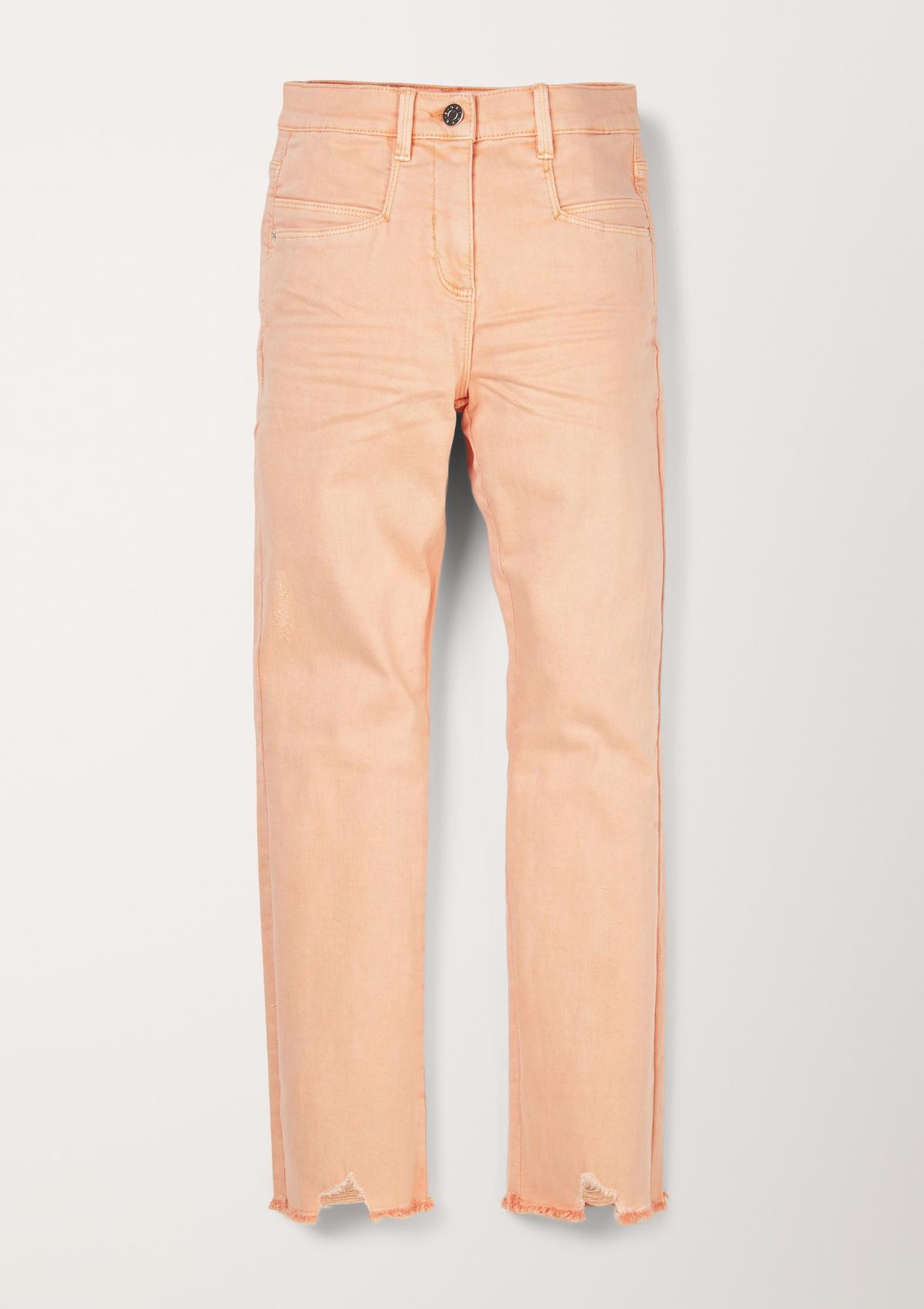 s.Oliver Jeans with frayed hems