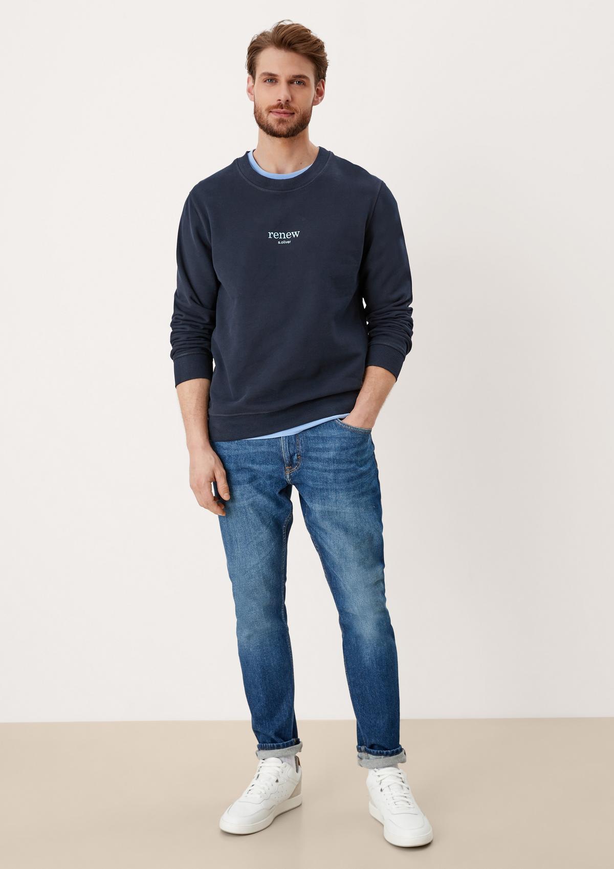 s.Oliver Sweatshirt with printed lettering