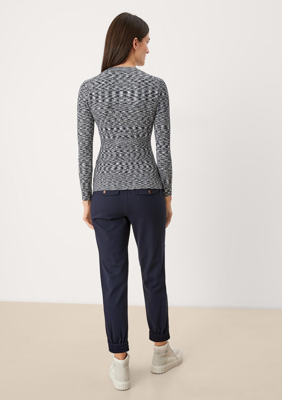 s.Oliver Pullover in Rippenstrick