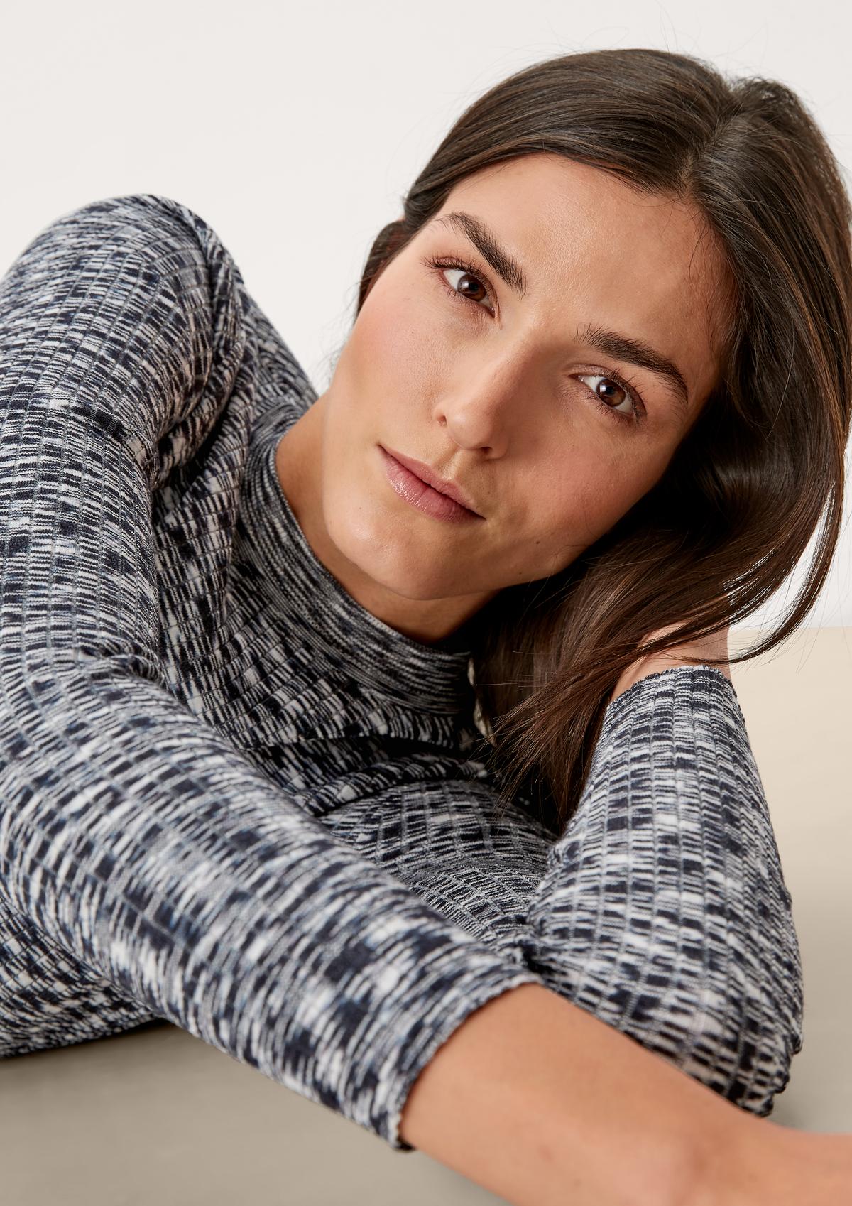 s.Oliver Pullover in Rippenstrick