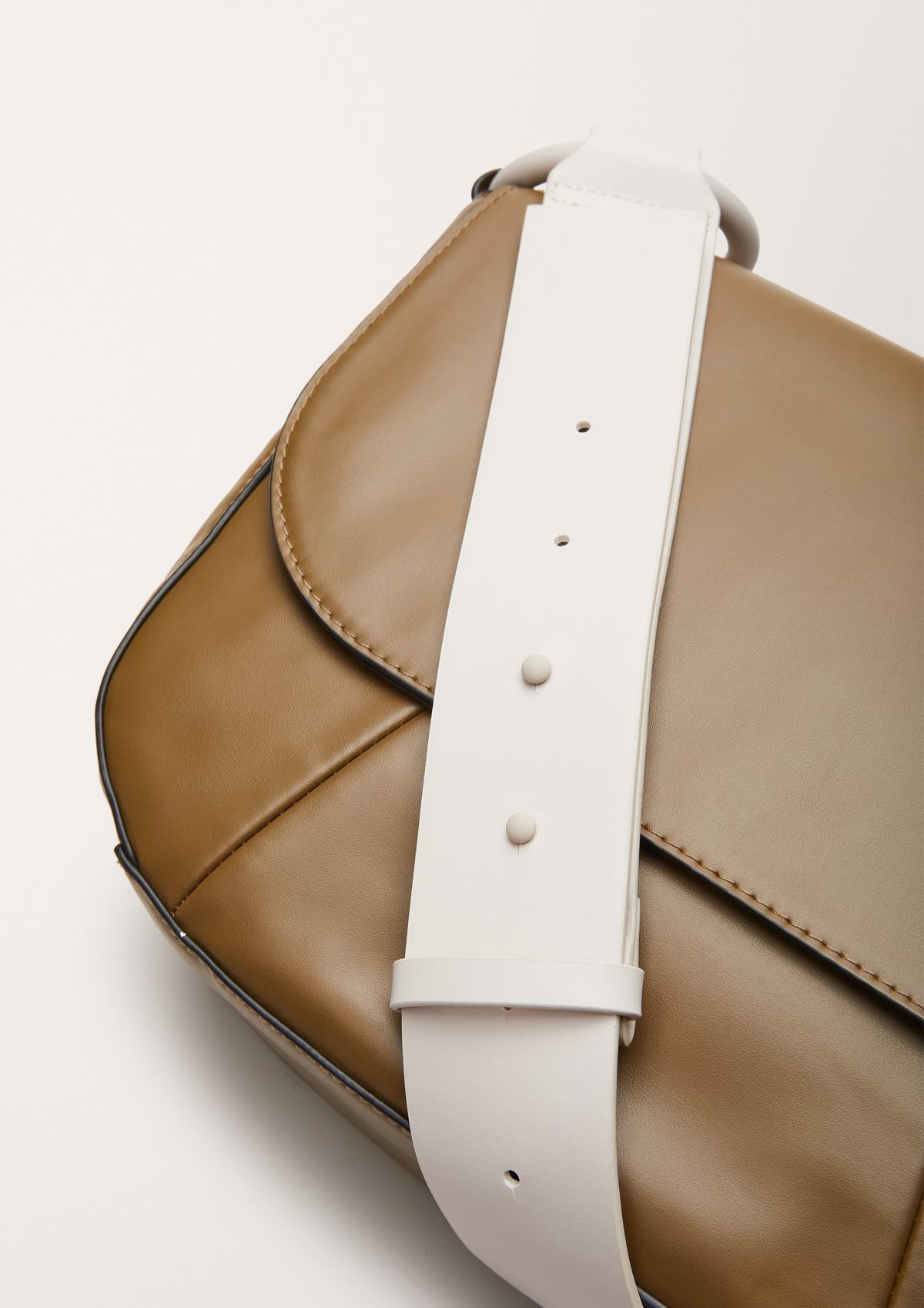 s.Oliver Smooth faux leather shoulder bag