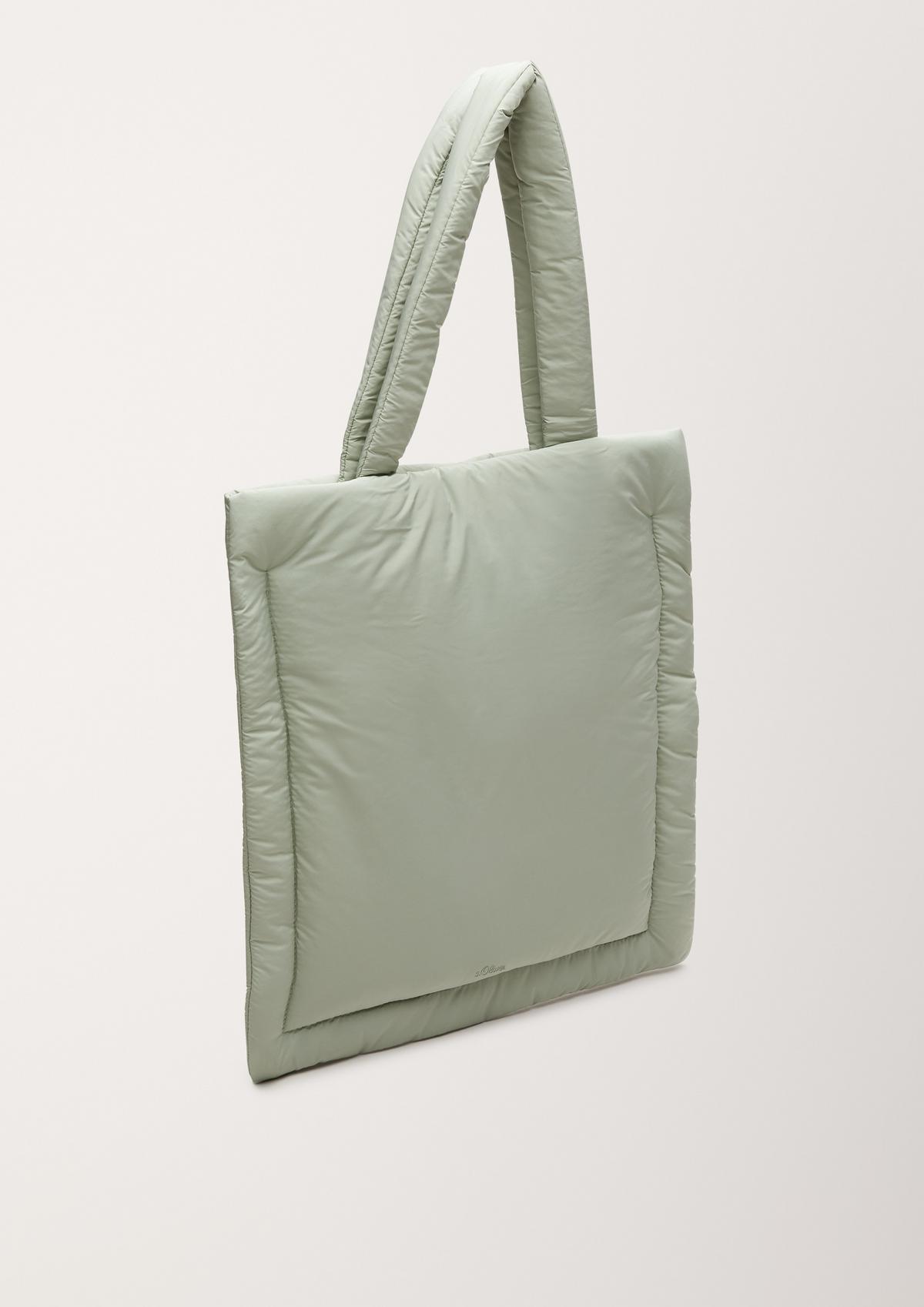 s.Oliver Lined shopper with a topstitched seam