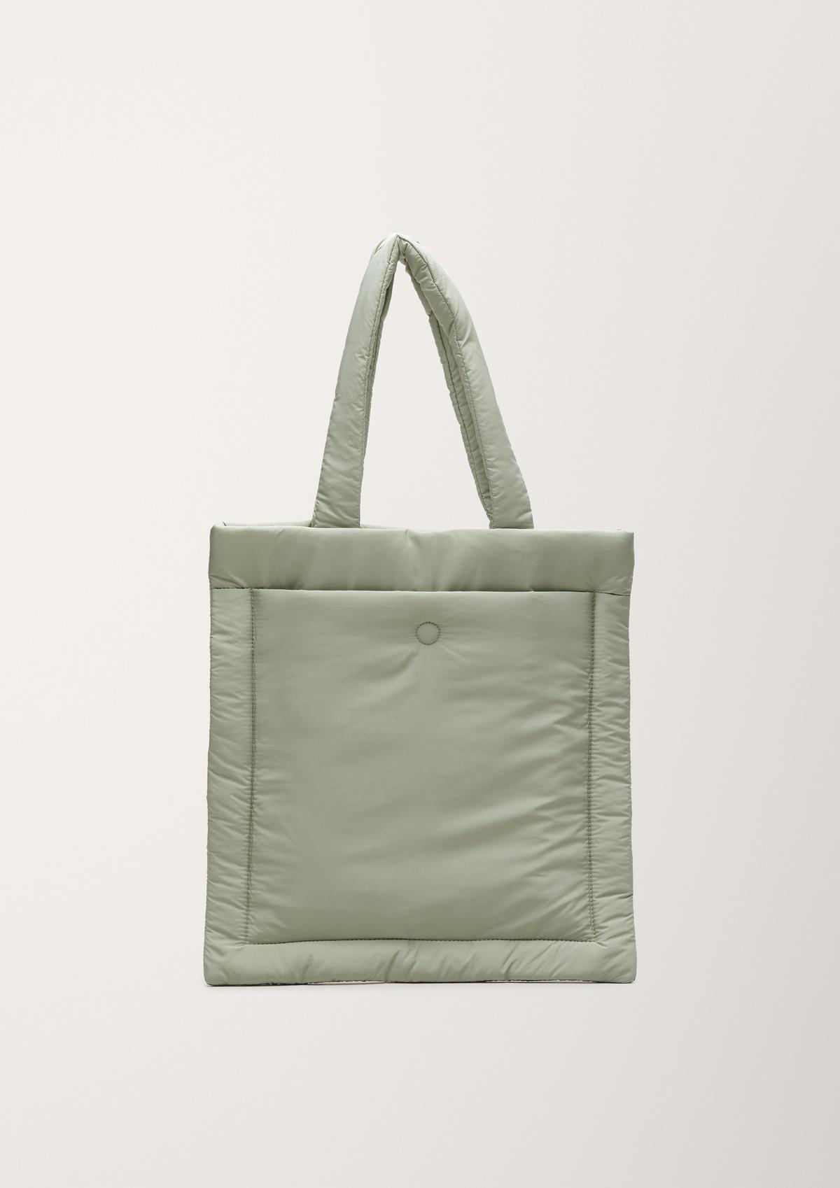 s.Oliver Lined shopper with a topstitched seam