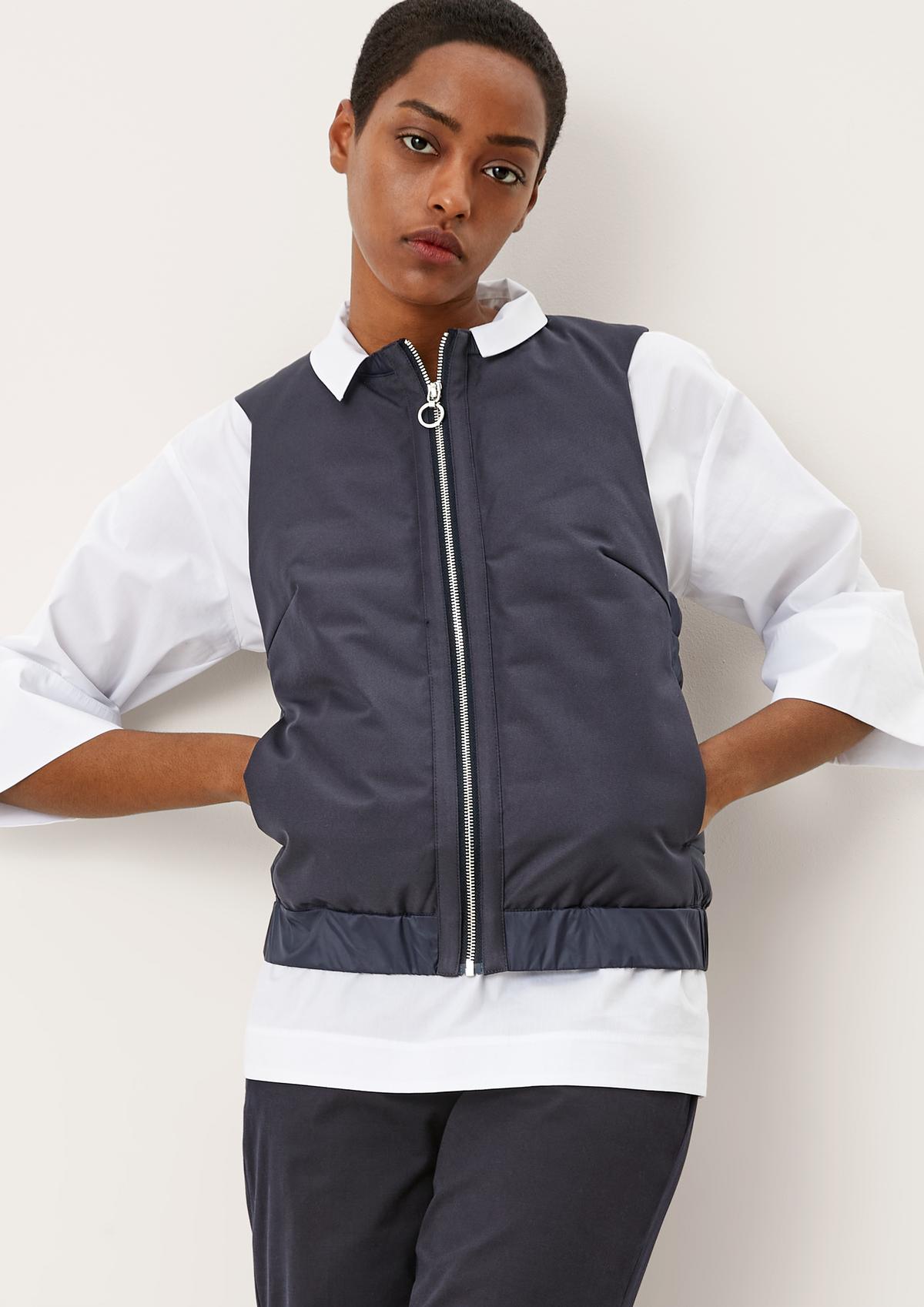 s.Oliver Quilted body warmer with down