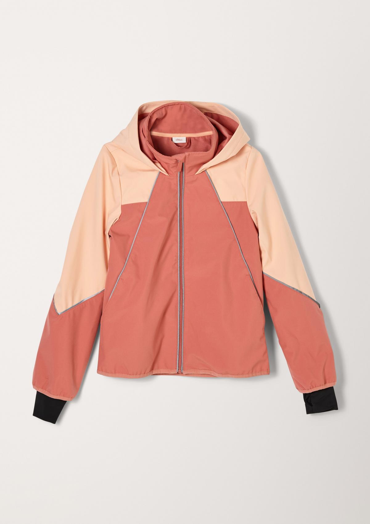 s.Oliver Softshell jacket with cuff lining