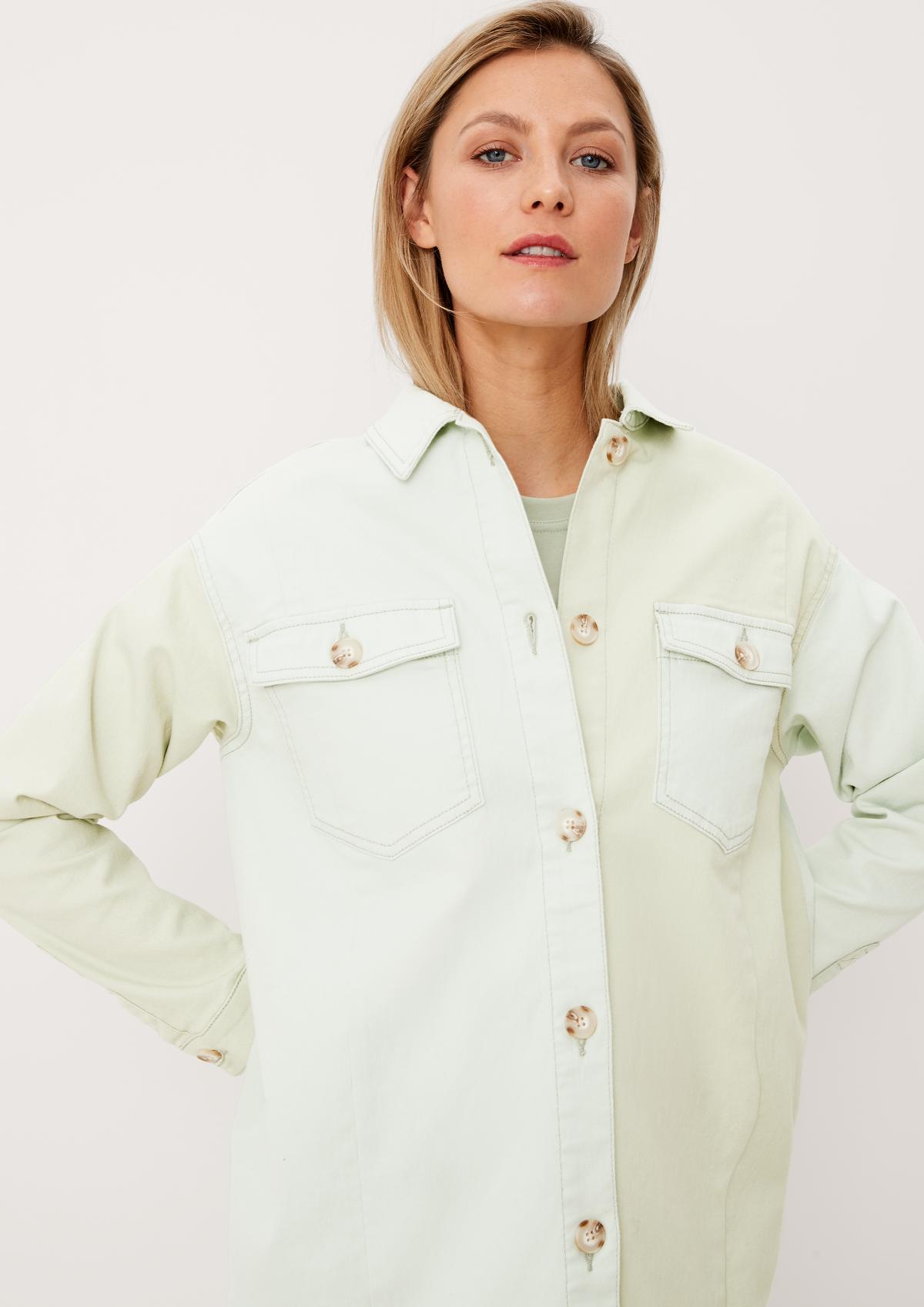 s.Oliver Overshirt im Two-Tone-Look