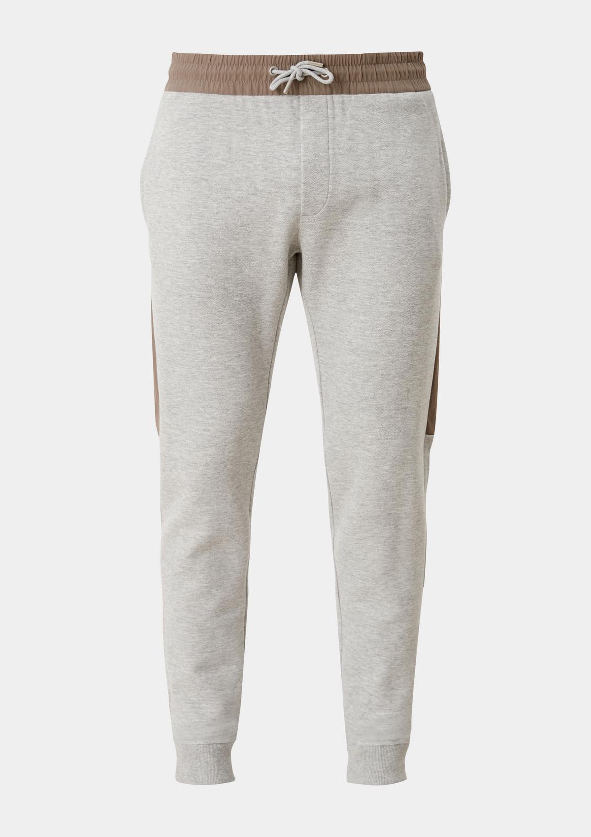 s.Oliver Regular : pantalon de jogging à détails en nylon