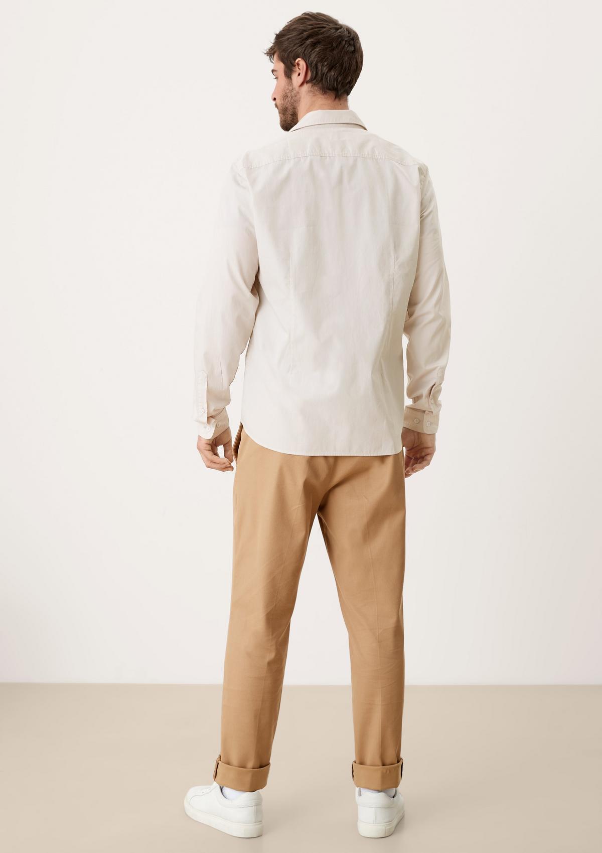 s.Oliver Slim: Hemd aus Baumwolle