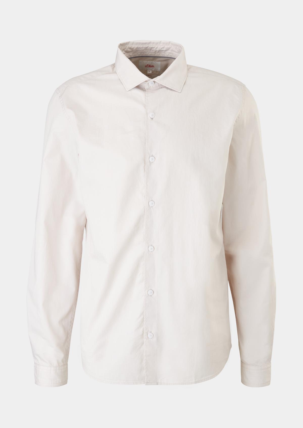 s.Oliver Slim: Hemd aus Baumwolle
