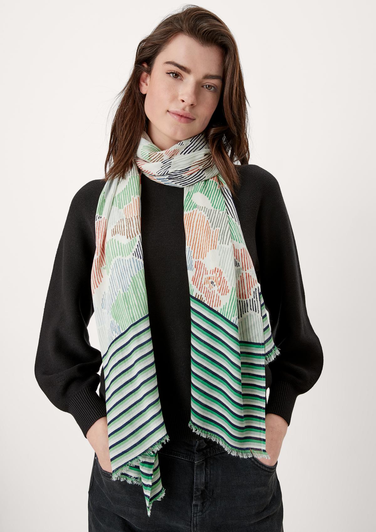 s.Oliver Scarf in a mixed pattern design