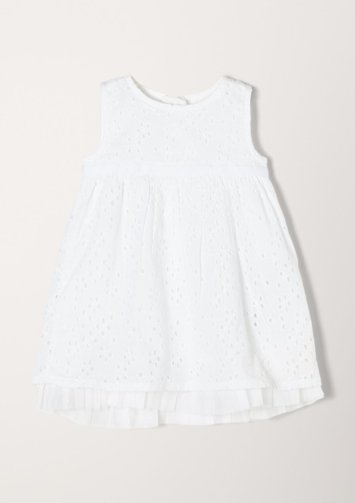 s.Oliver Jurk met broderie anglaise
