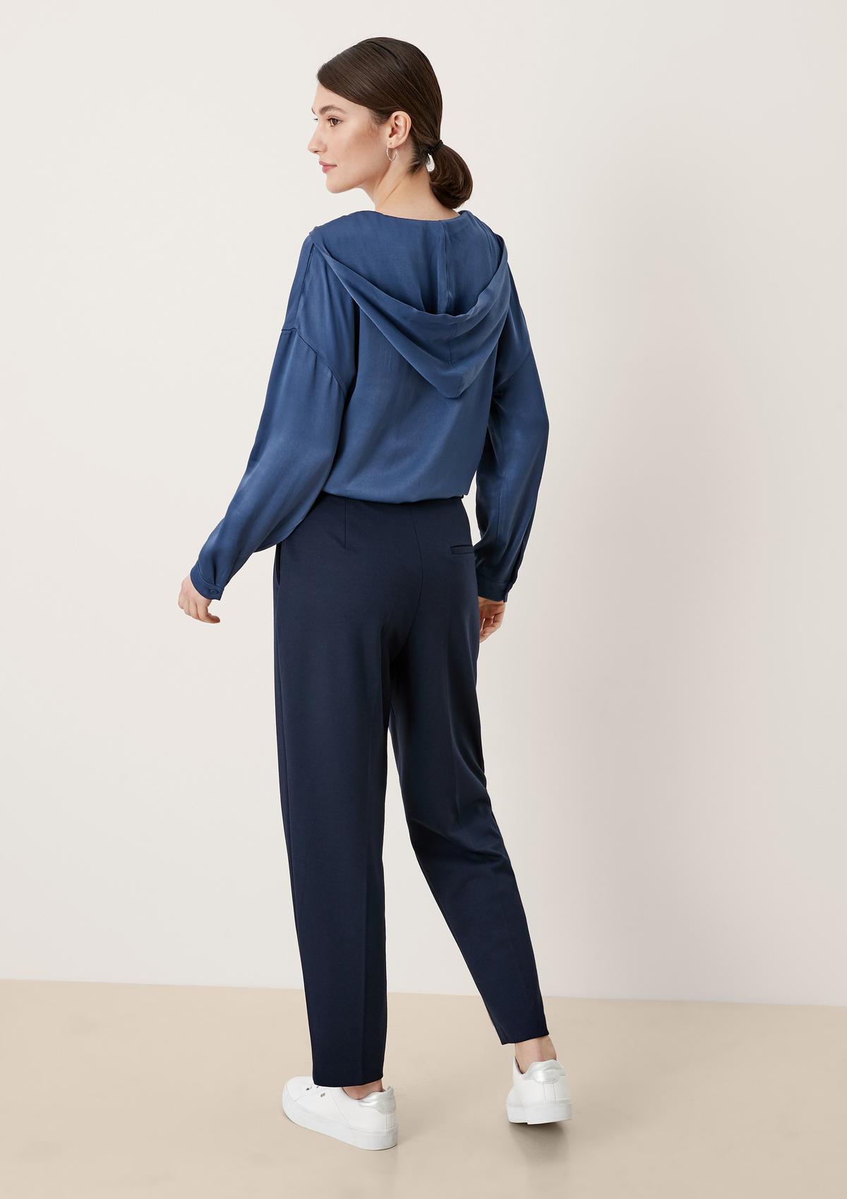 s.Oliver Regular: Trousers with waist pleats