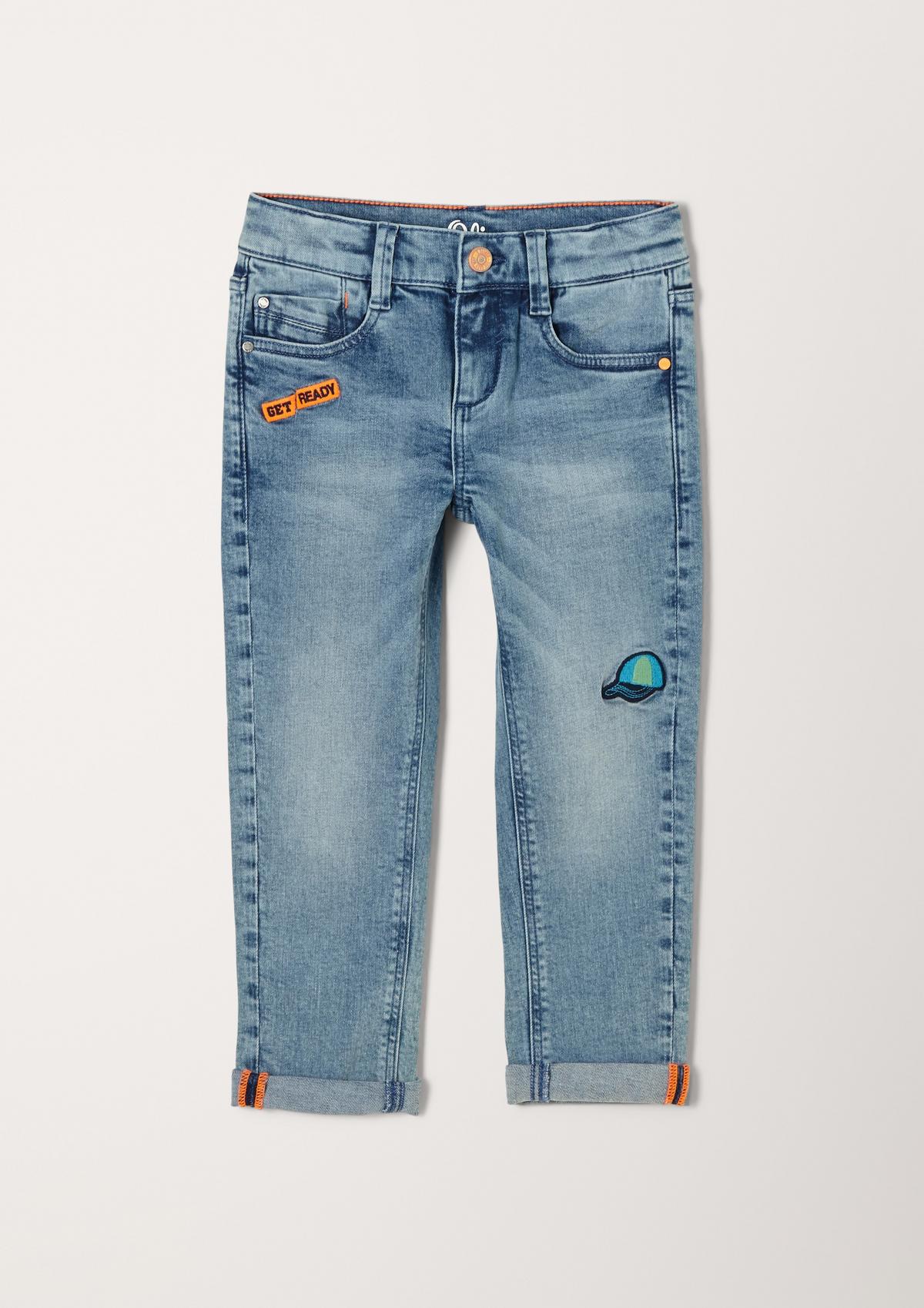 s.Oliver Relaxed: jeans with embroidery