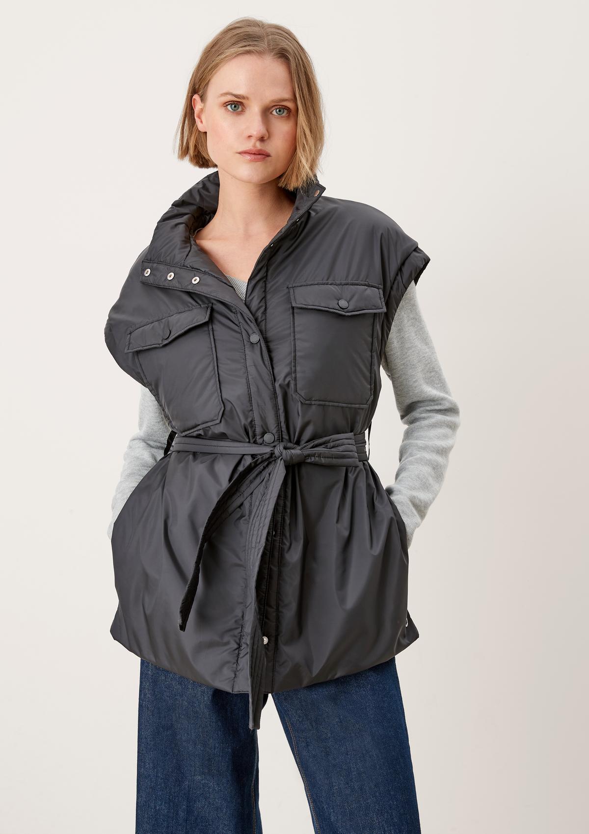 s.Oliver Padded body warmer with a belt