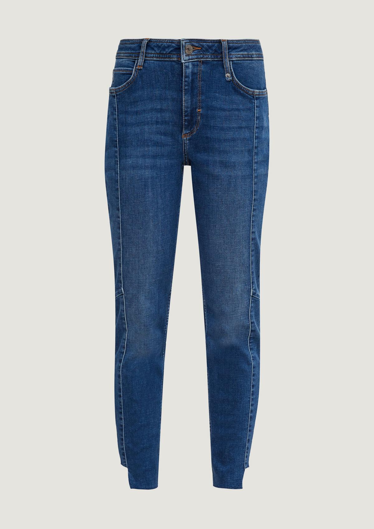 comma Skinny: Jeans mit Ziernähten