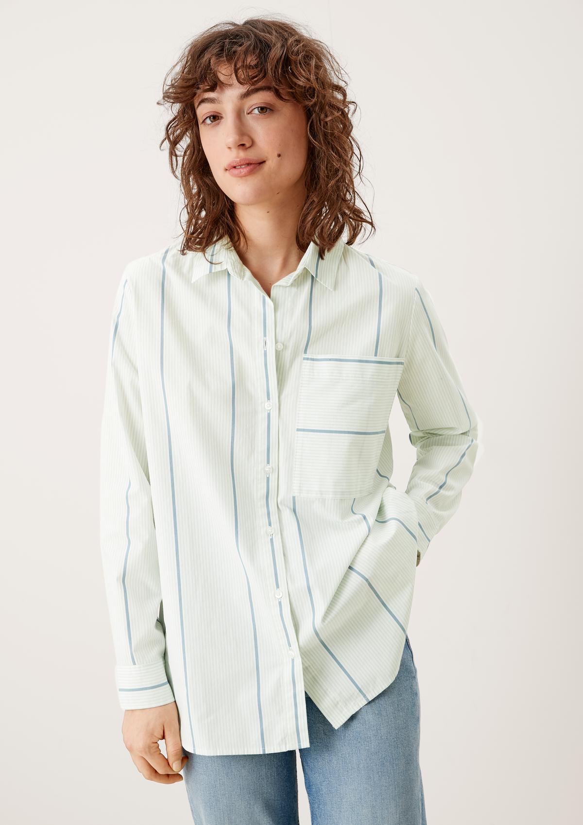 s.Oliver Loose-fitting blouse with stripes