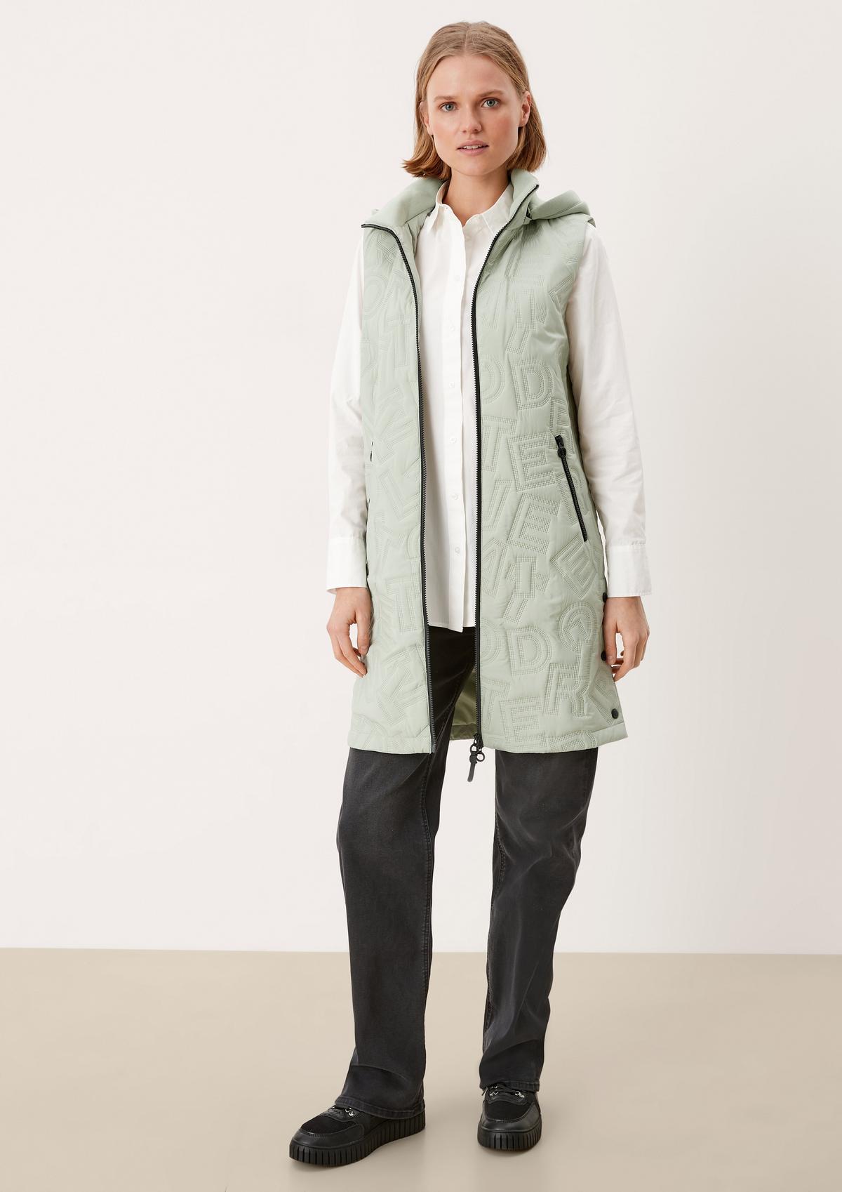 s.Oliver Body warmer with a textured pattern