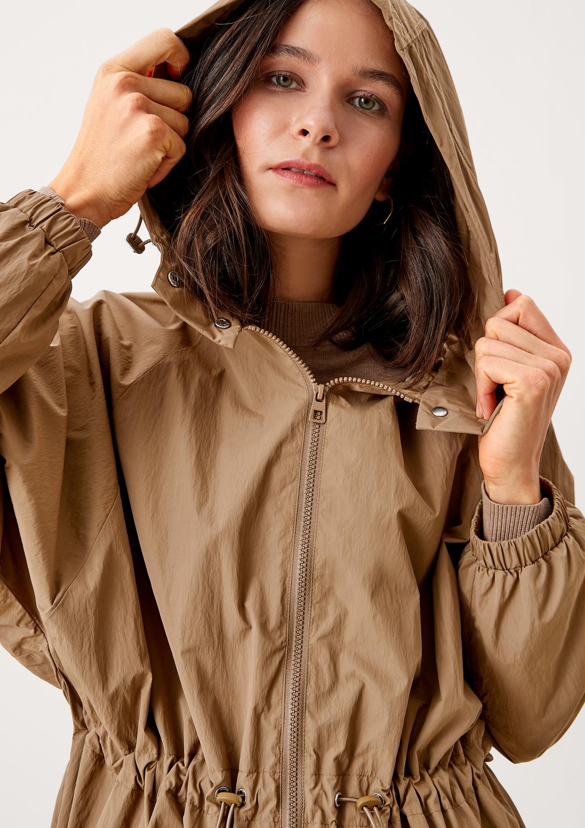 s.Oliver Parka with batwing sleeves