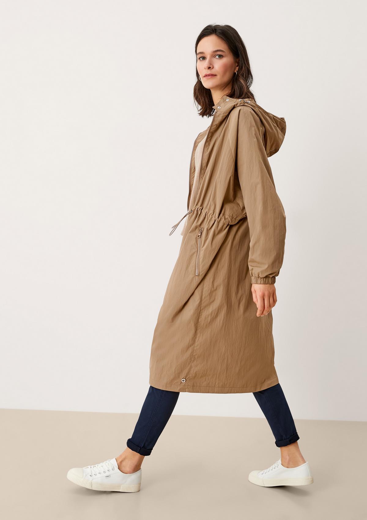 s.Oliver Parka with batwing sleeves