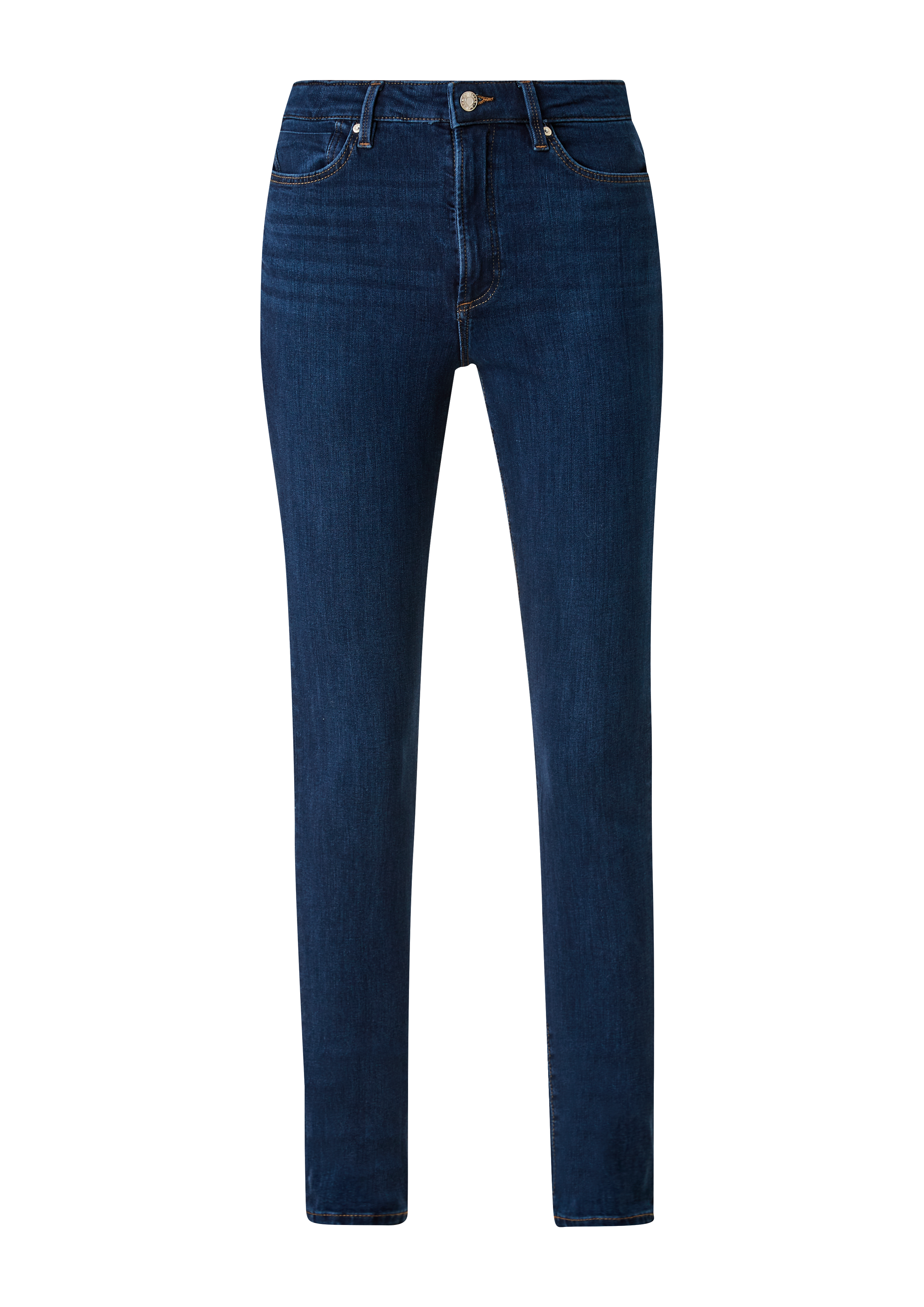 s.Oliver - Ankle-Jeans Izabell / Skinny Fit / Mid Rise / Skinny Leg, Damen, blau