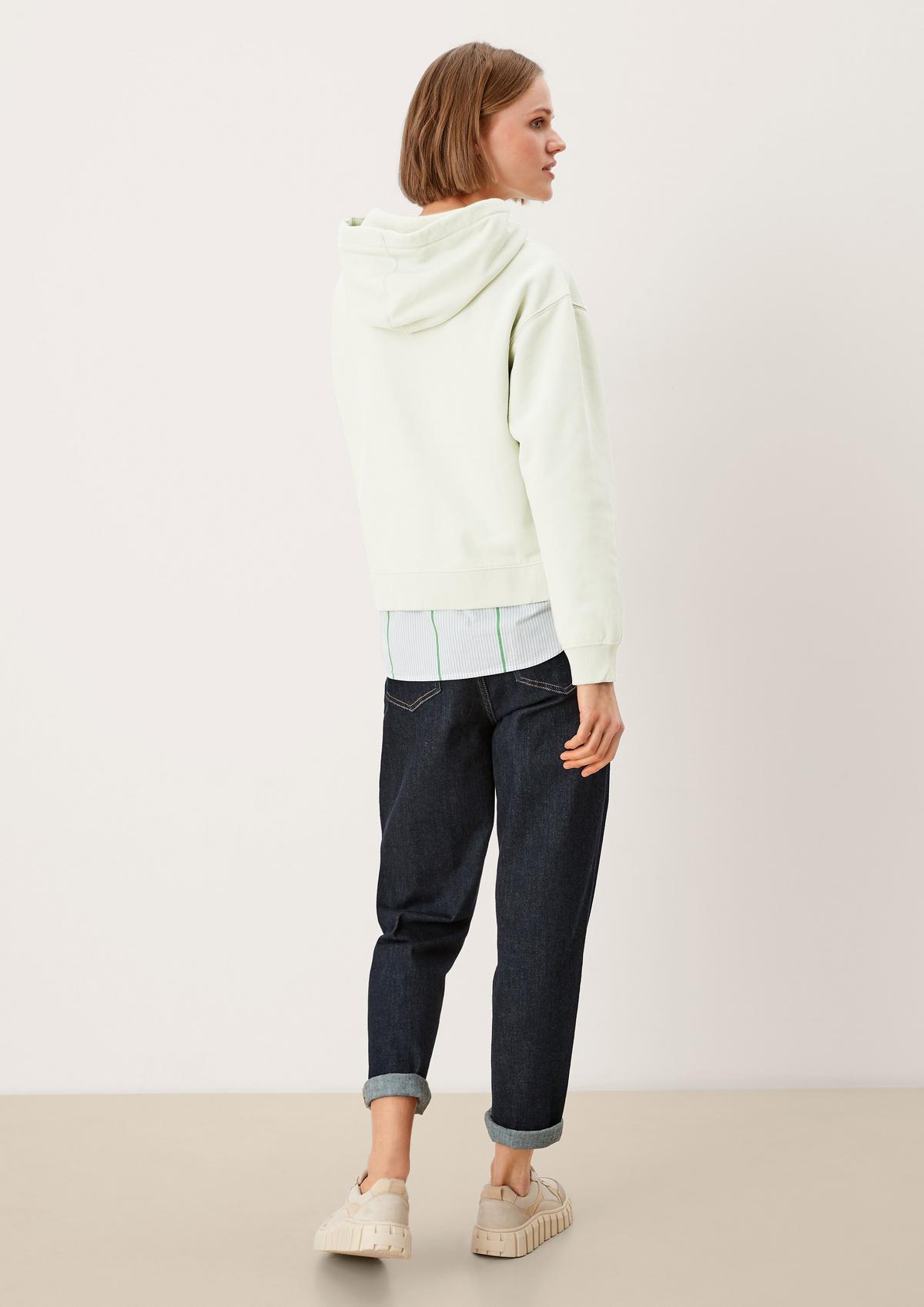 s.Oliver Hoodie with a blouse insert