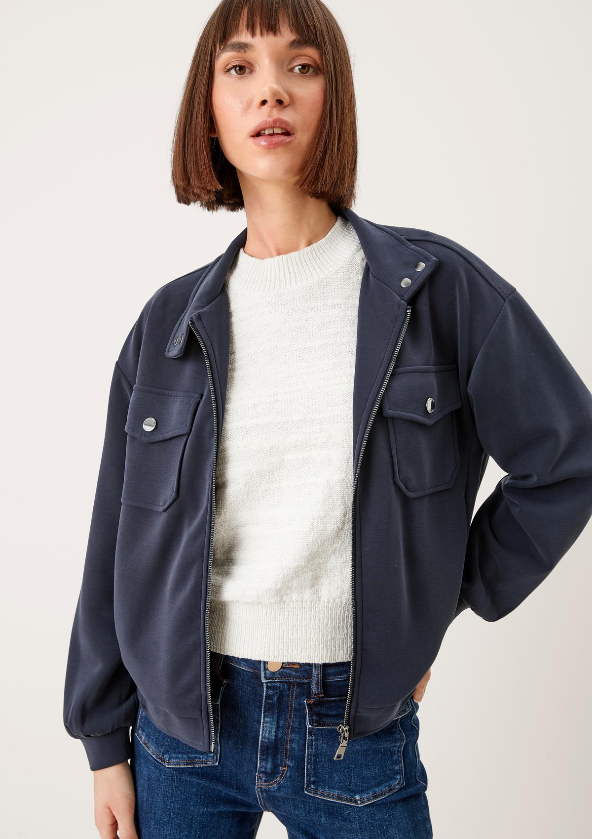 s.Oliver Jacket in scuba jersey