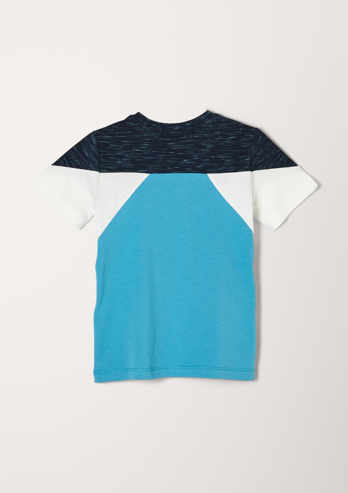 s.Oliver T-Shirt im Color-Blocking-Look