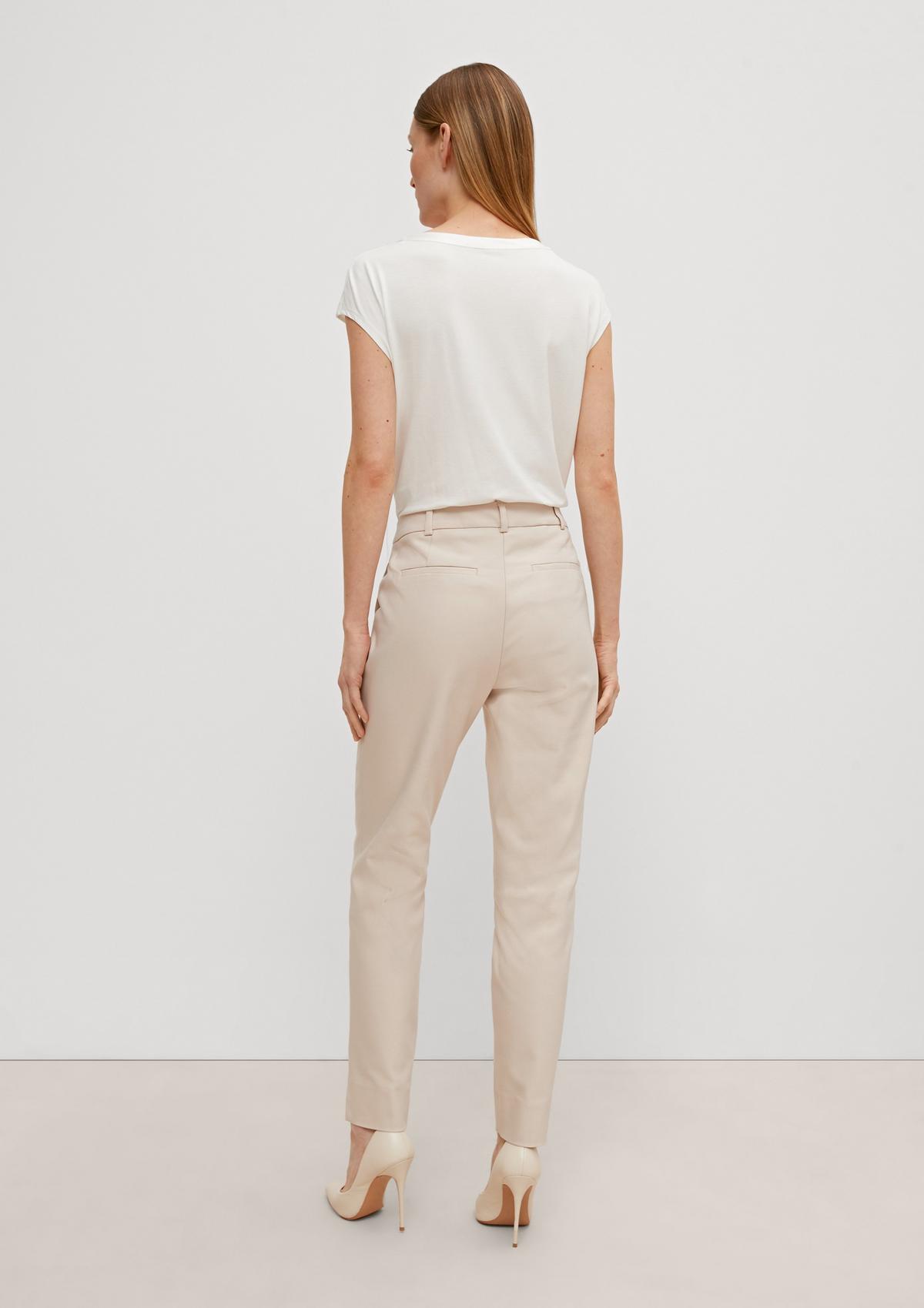 comma Slim fit: 7/8 trousers with tapered leg
