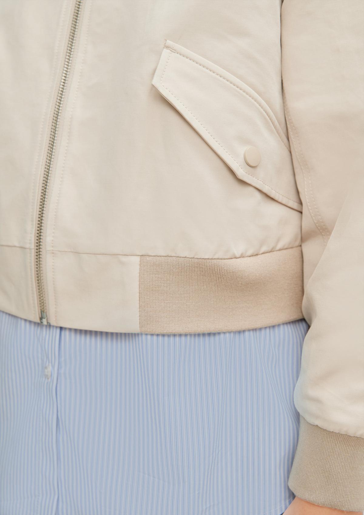 comma Bomber jacket with a blouse insert