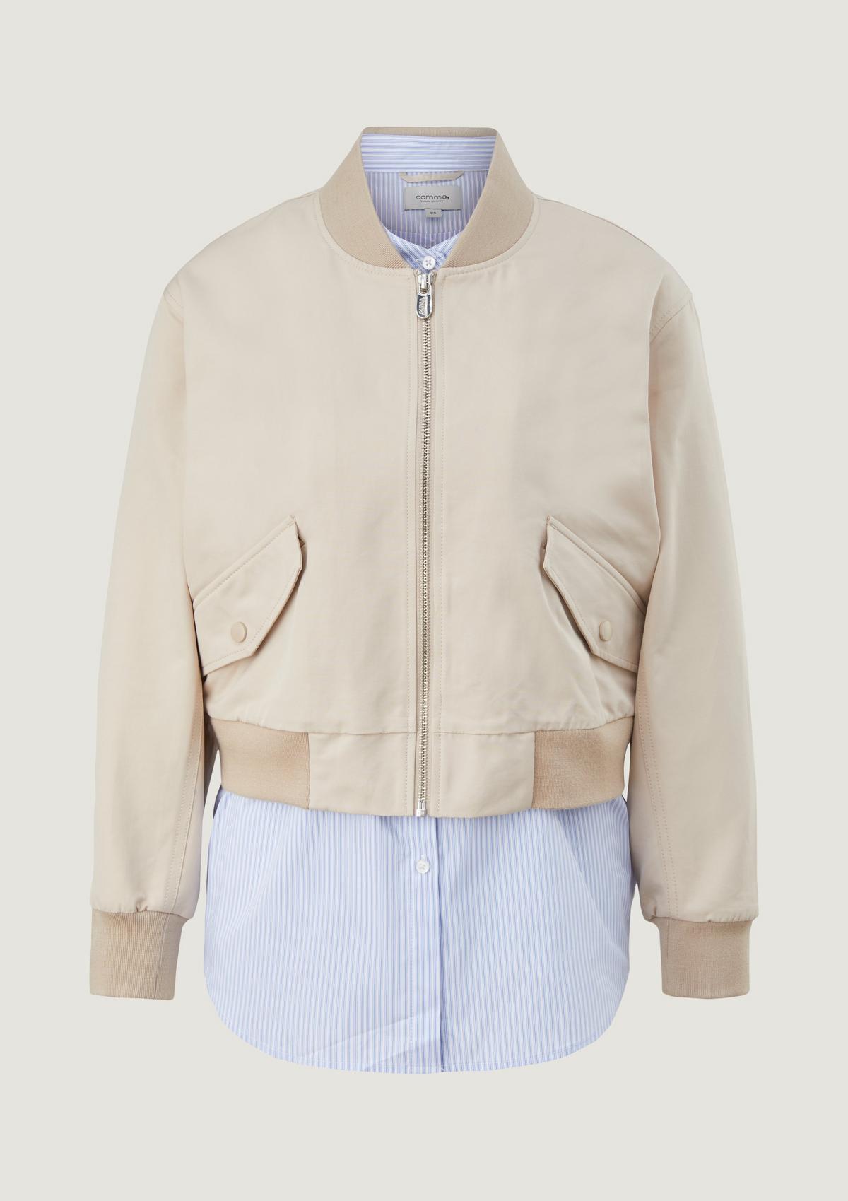 comma Bomber jacket with a blouse insert